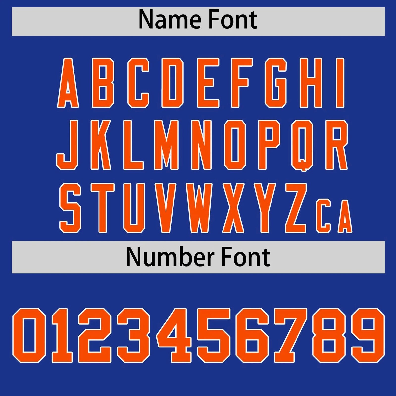 Custom Royal Blue Orange Gradient Side Personalized Star Pattern Authentic Baseball Jersey