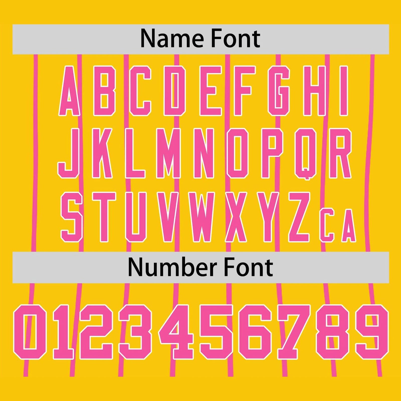 Custom Gold Pink Pinstripe Gold Pink Authentic Raglan Sleeves Baseball Jersey