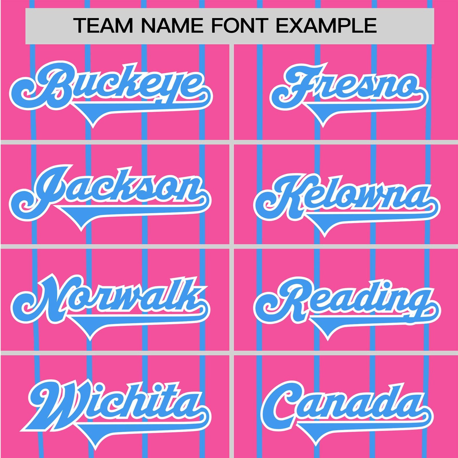 Custom Pink-Powder Blue Pinstripe Authentic Raglan Sleeves Baseball Jersey