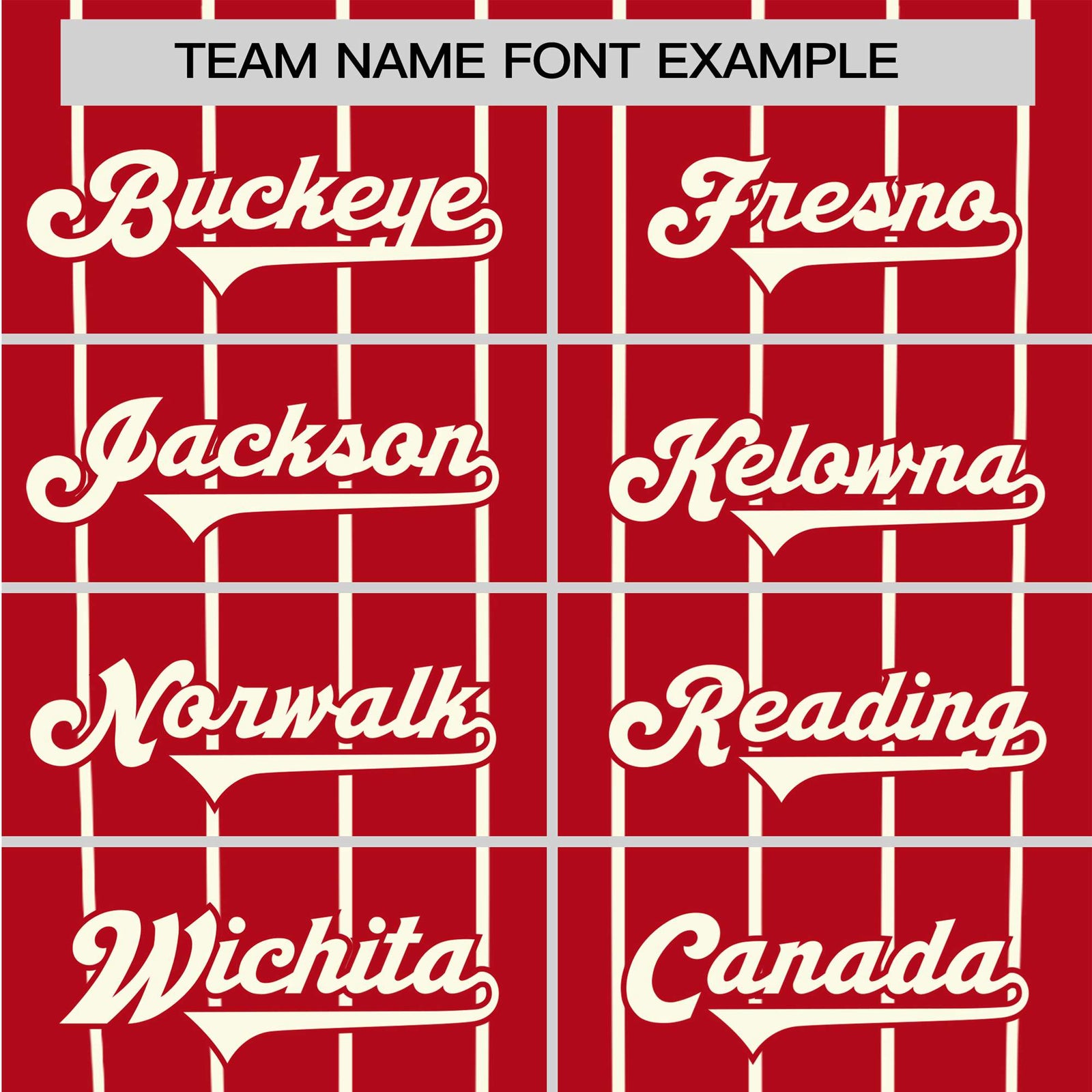 Custom Red Cream Pinstripe Cream-Red Authentic Raglan Sleeves Baseball Jersey