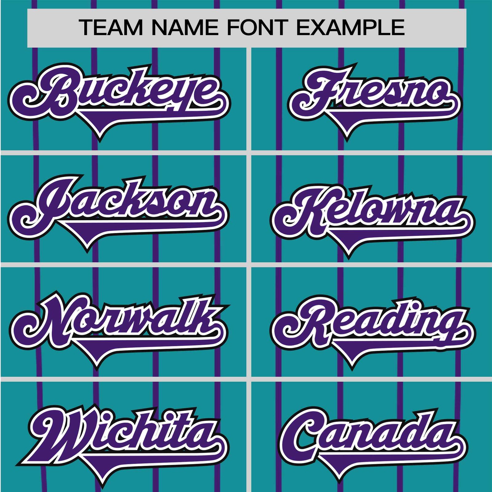 Custom Aqua Purple Pinstripe Purple-Aqua Authentic Raglan Sleeves Baseball Jersey