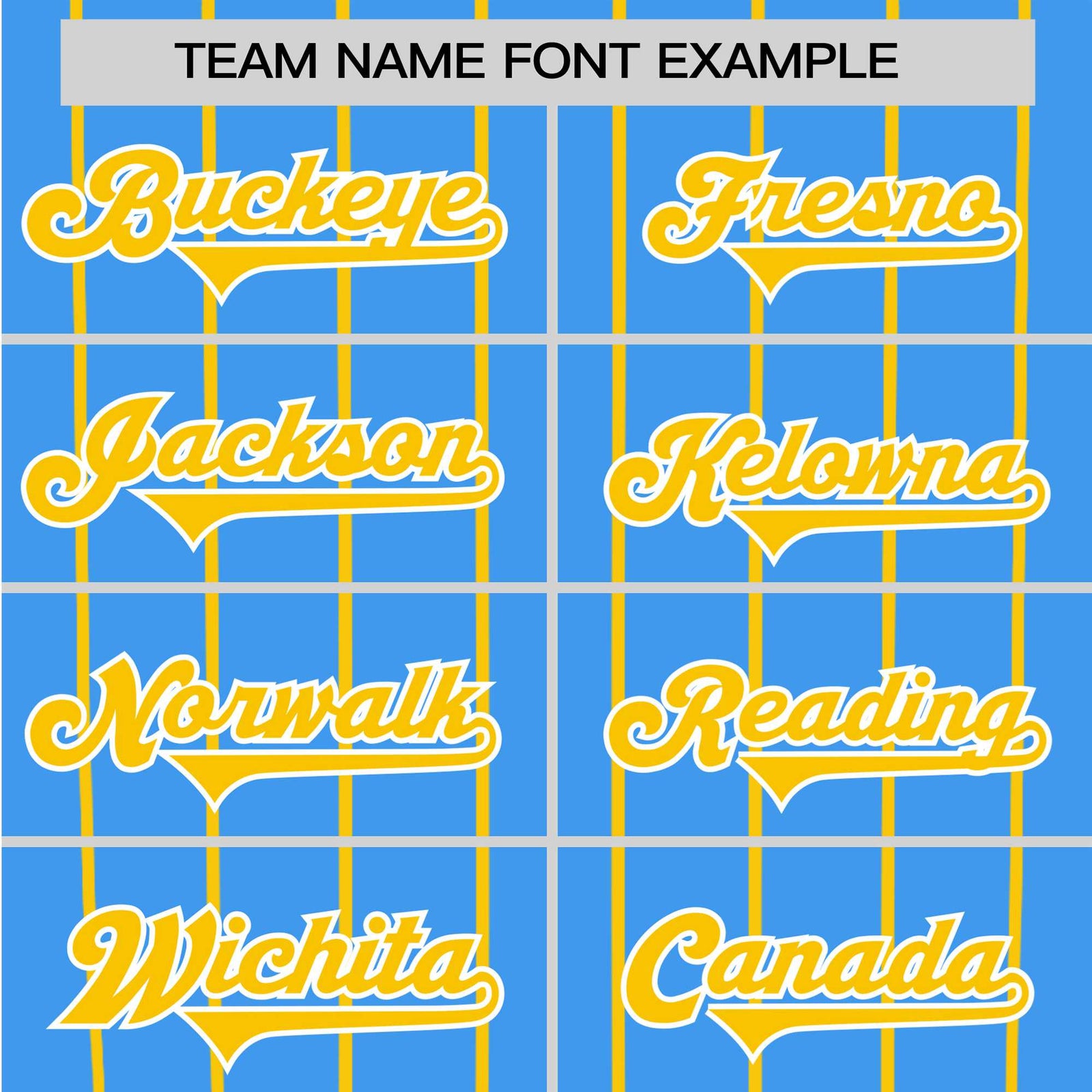 Custom Blue Yellow Pinstripe Yellow-Blue Authentic Raglan Sleeves Baseball Jersey