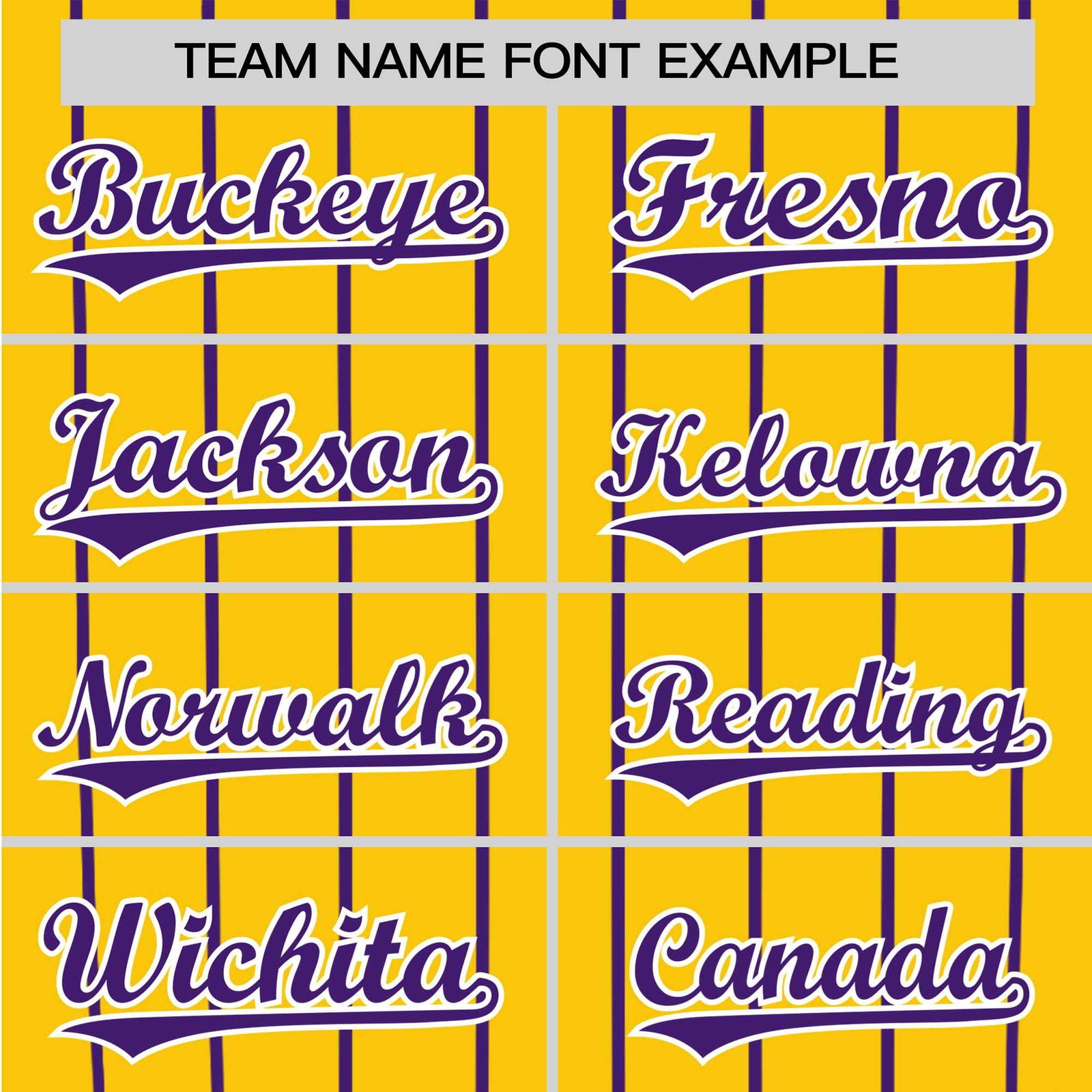 Custom Gold Purple Pinstripe Purple Gold Authentic Raglan Sleeves Baseball Jersey