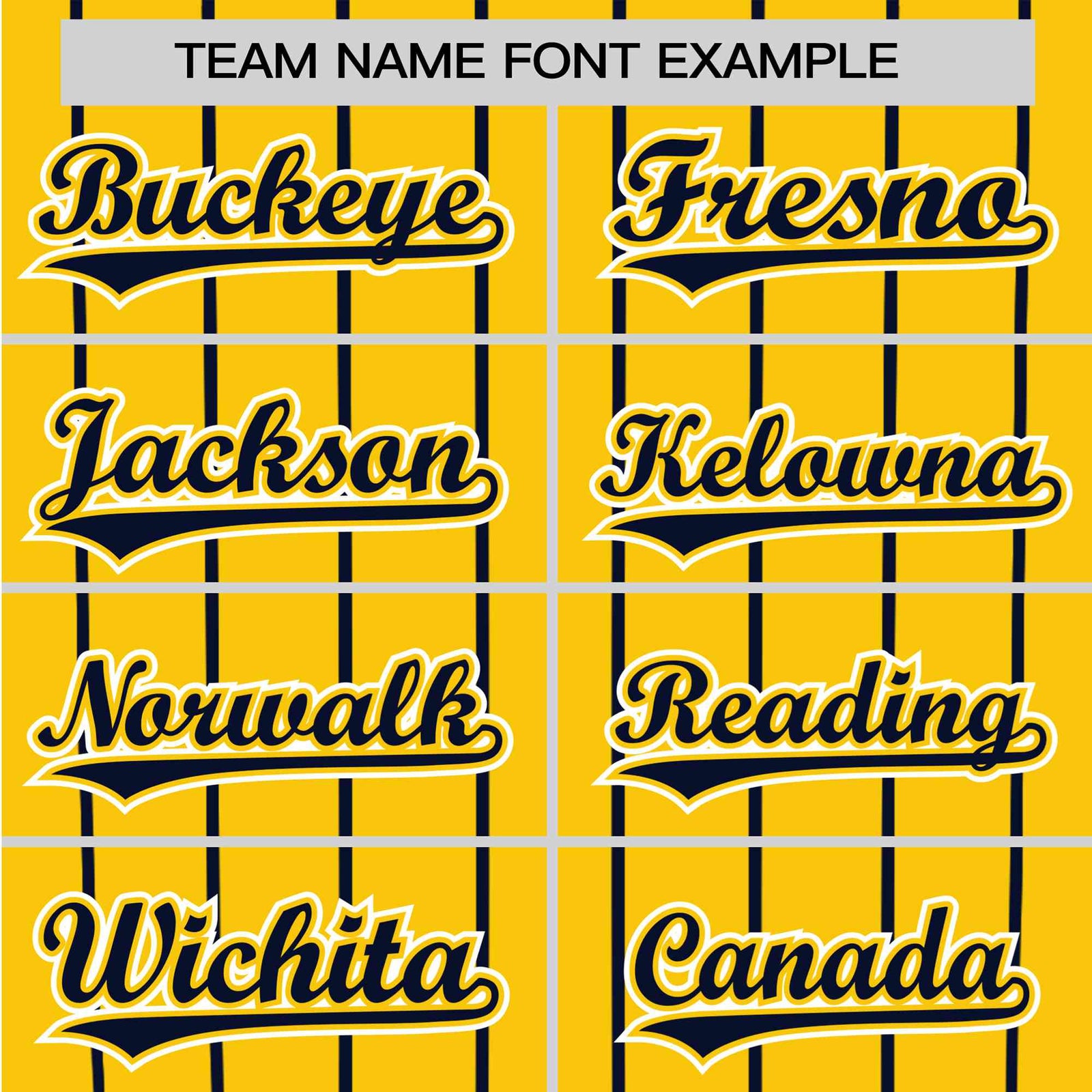 Custom Gold Navy Pinstripe Navy Gold Authentic Raglan Sleeves Baseball Jersey