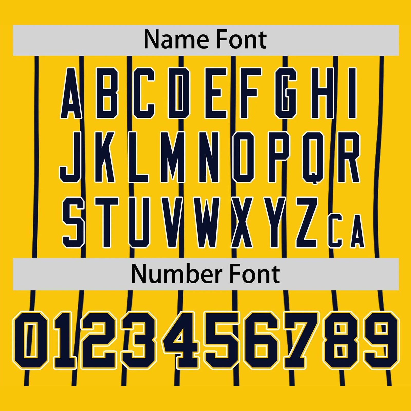 Custom Gold Navy Pinstripe Navy Gold Authentic Raglan Sleeves Baseball Jersey