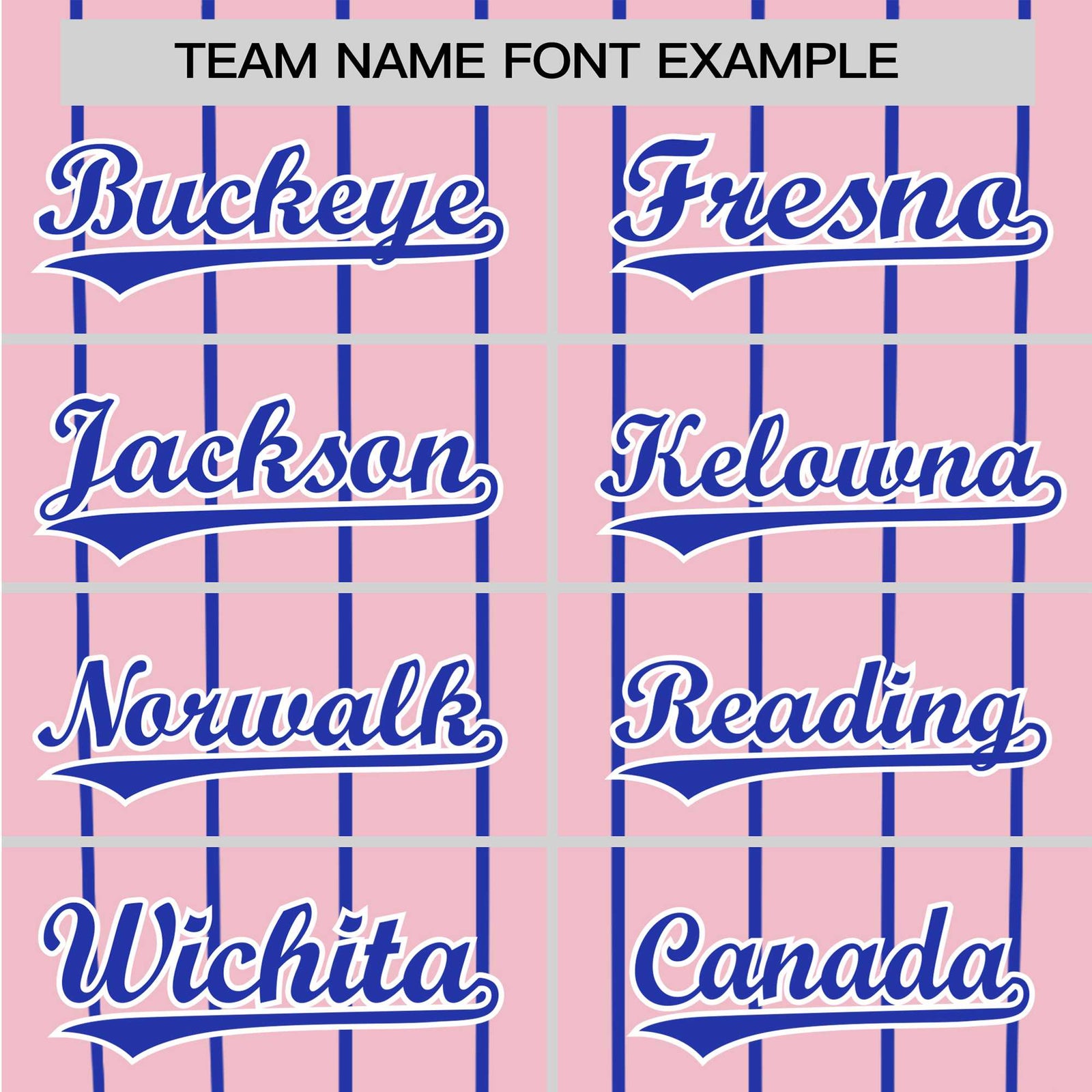 Custom Pink-Royal Blue Pinstripe Authentic Raglan Sleeves Baseball Jersey