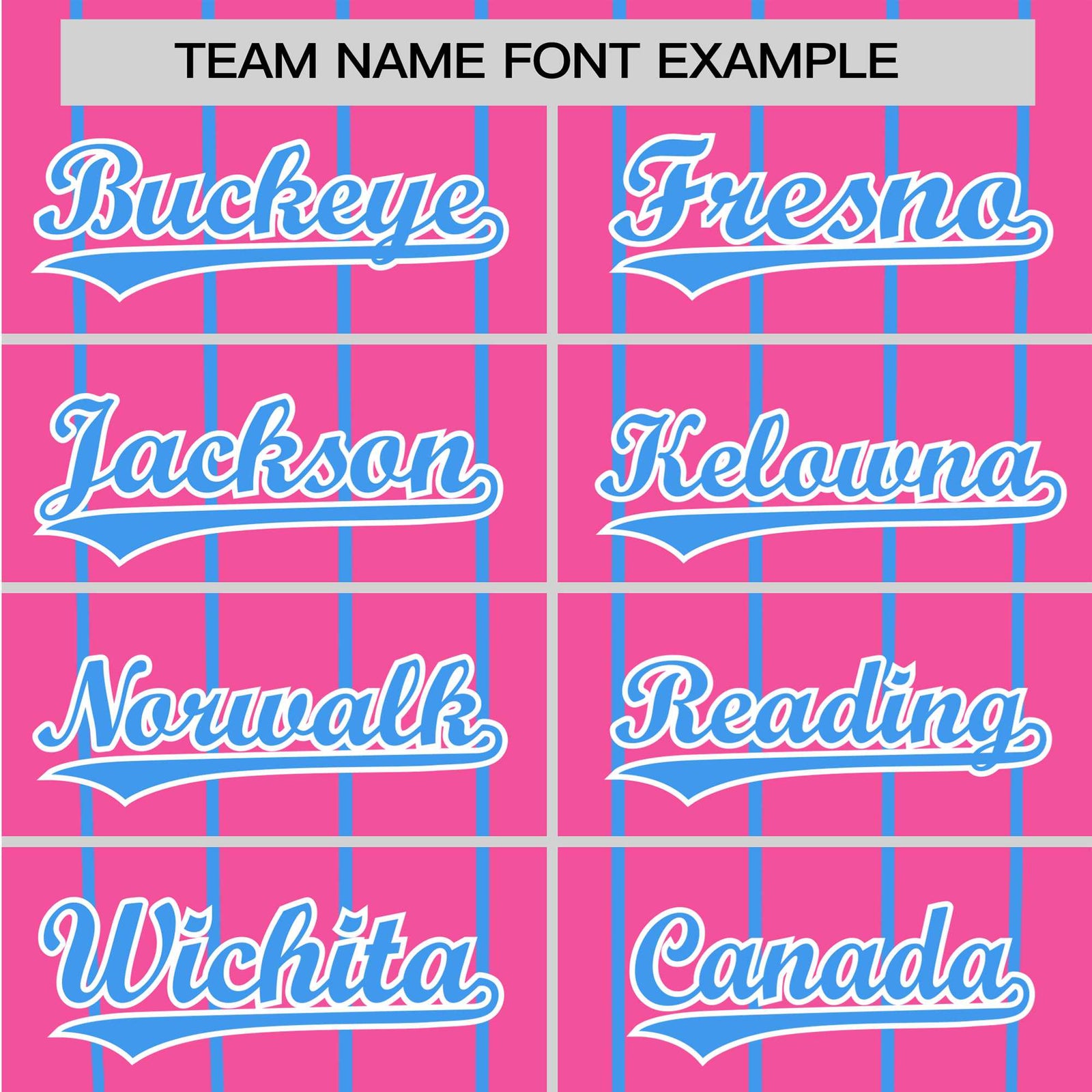 Custom Pink-Powder Blue Pinstripe Authentic Raglan Sleeves Baseball Jersey