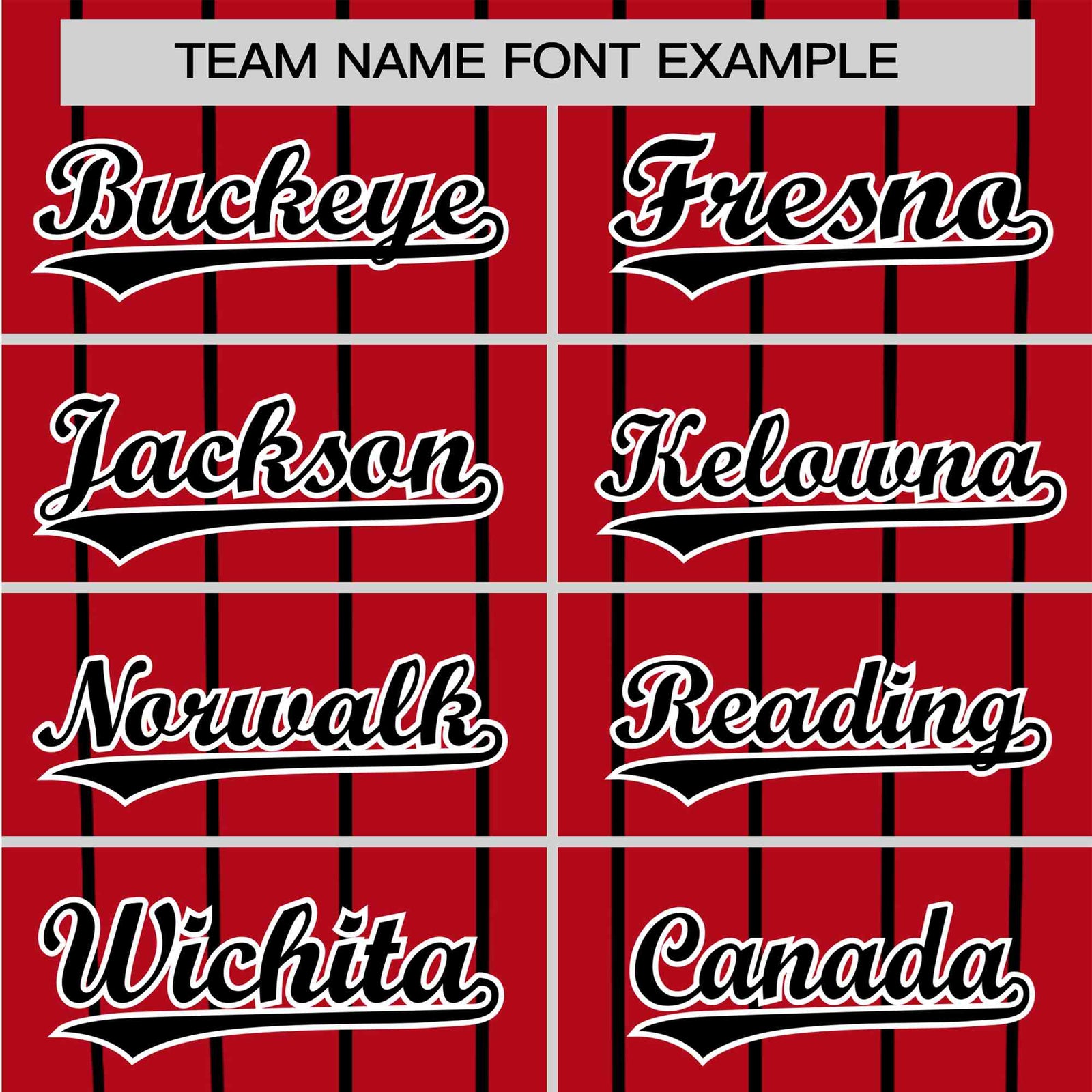 Custom Red Black Pinstripe Black-Red Authentic Raglan Sleeves Baseball Jersey