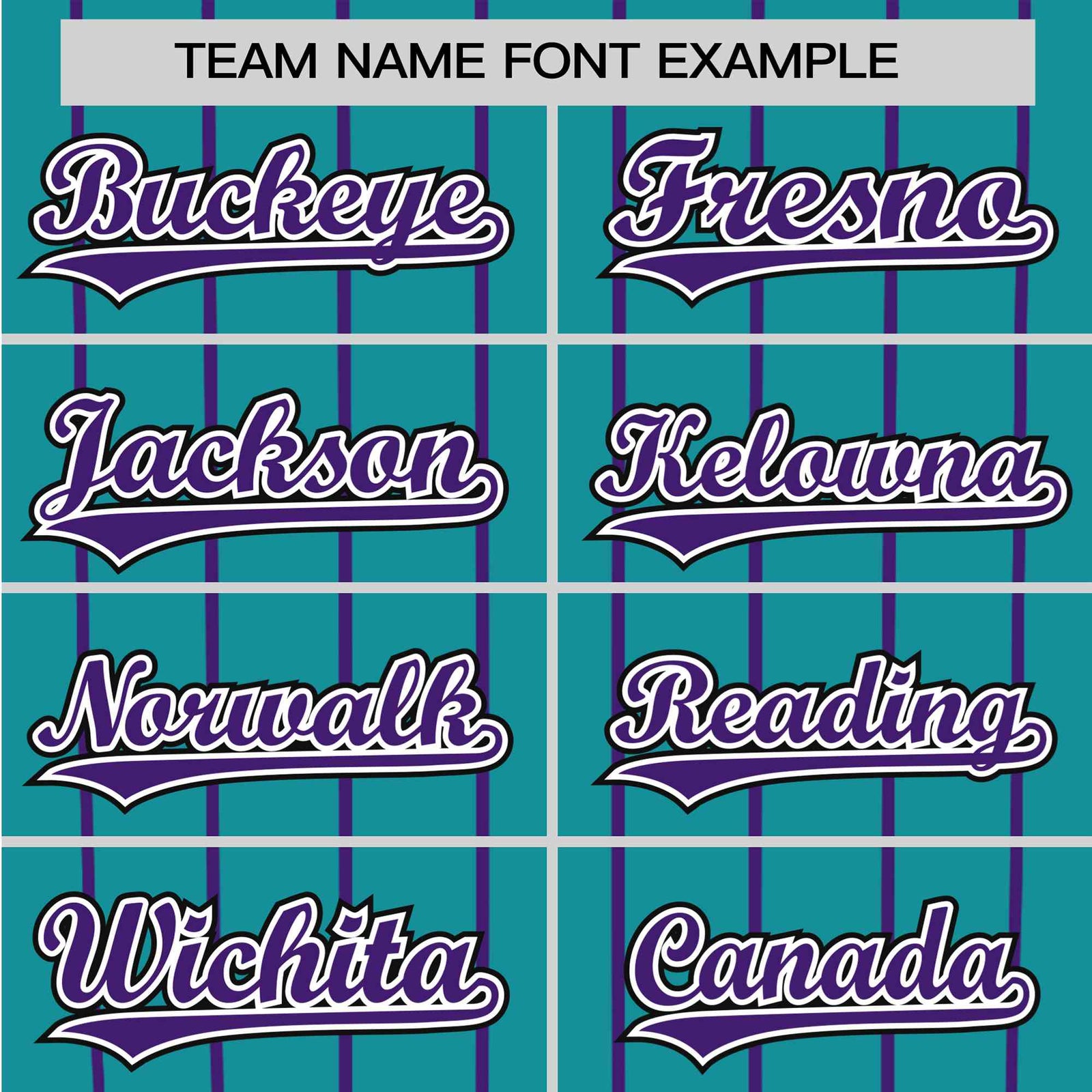 Custom Aqua Purple Pinstripe Purple-Aqua Authentic Raglan Sleeves Baseball Jersey