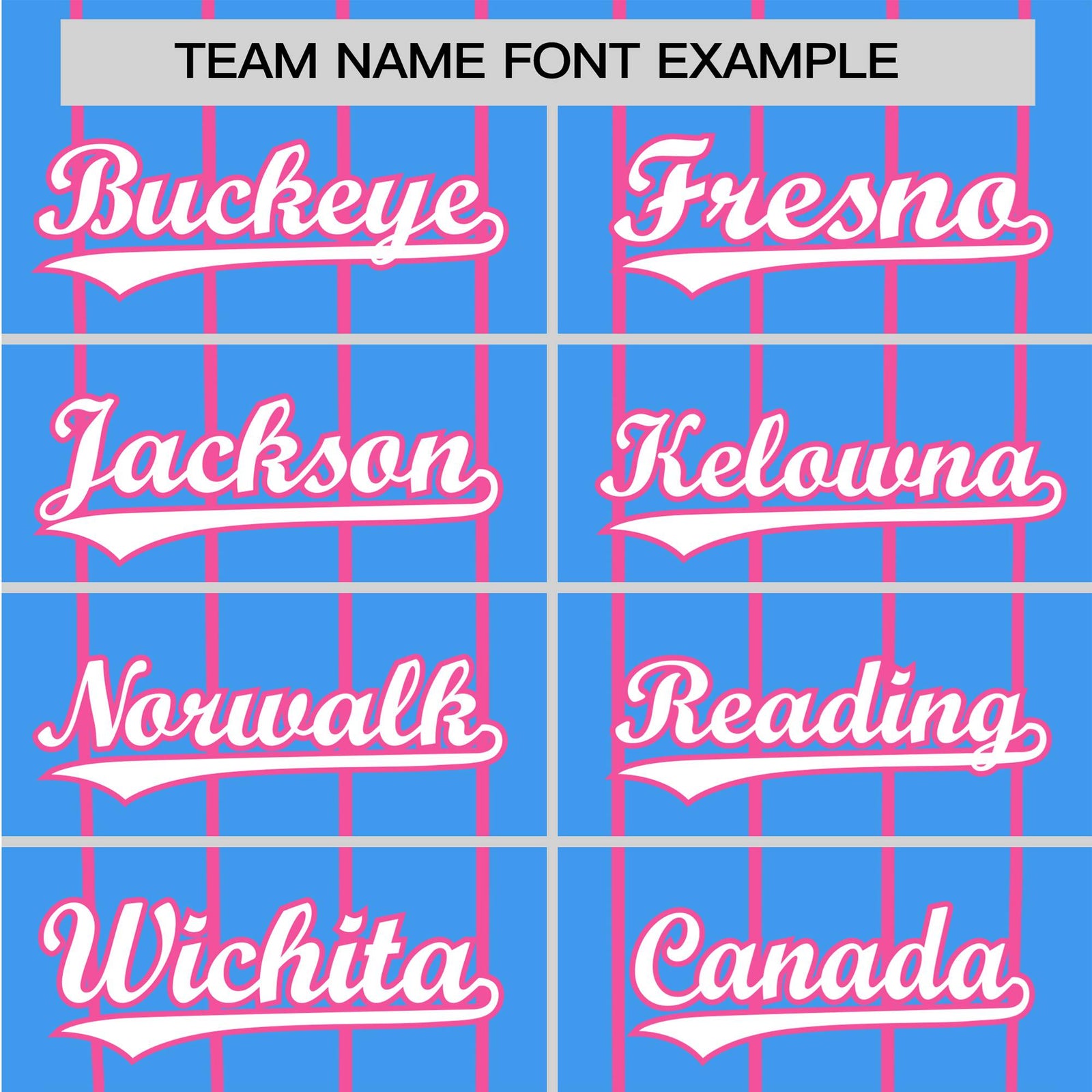 Custom Blue Pink Pinstripe Pink-Blue Authentic Raglan Sleeves Baseball Jersey