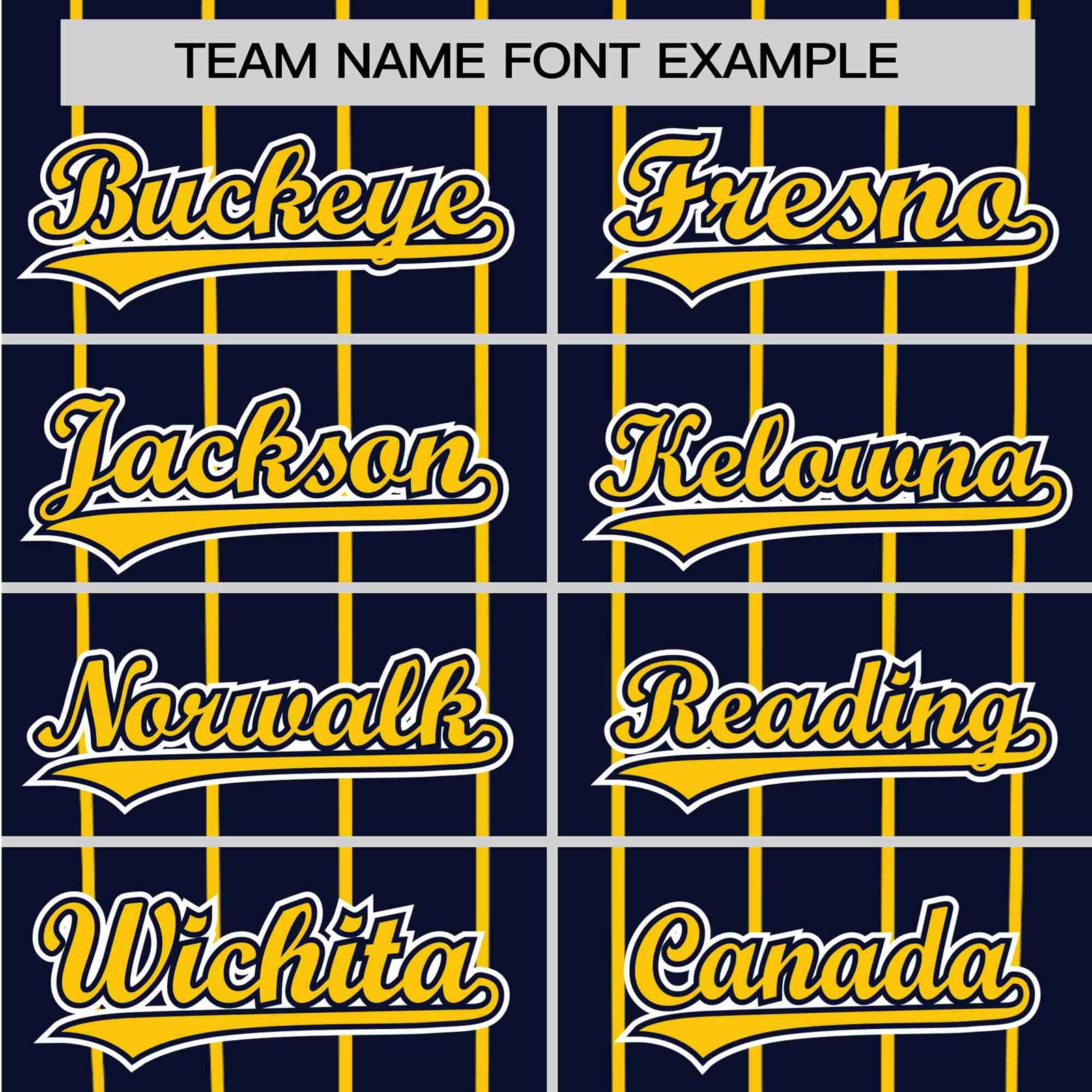 Custom Navy Yellow Pinstripe Yellow-Navy Authentic Raglan Sleeves Baseball Jersey