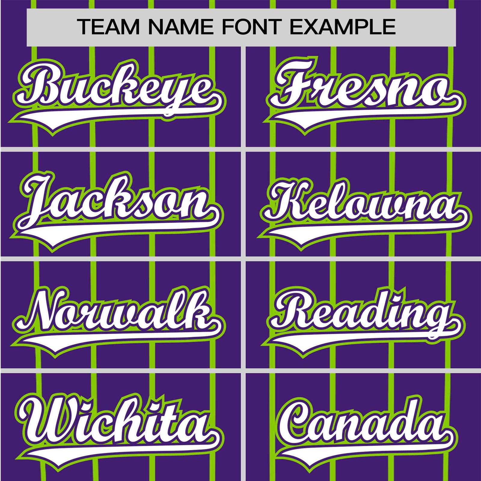 Custom Purple-Neon Green Pinstripe Authentic Raglan Sleeves Baseball Jersey