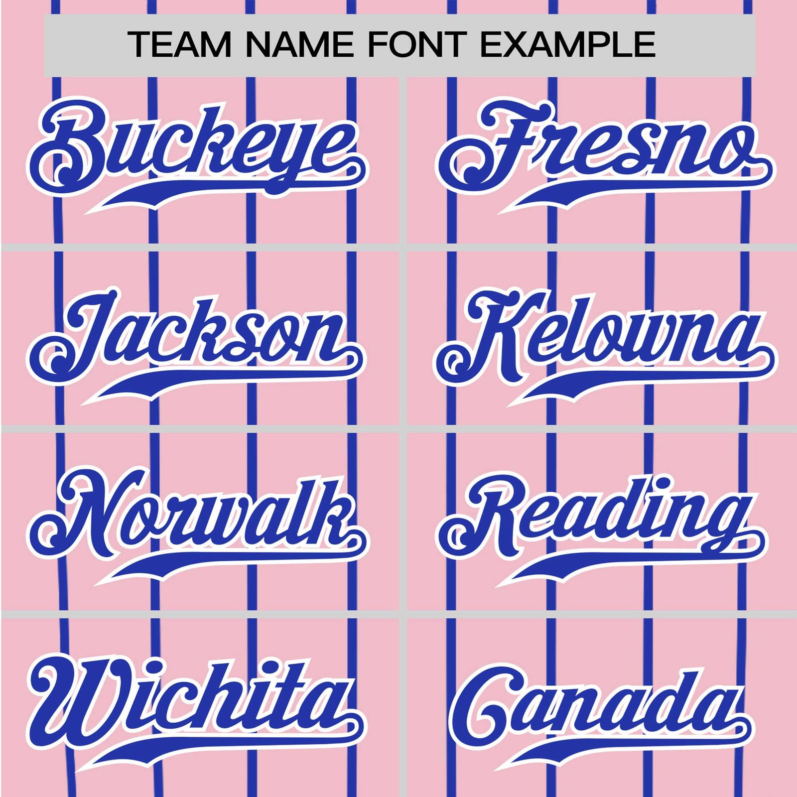 Custom Pink-Royal Blue Pinstripe Authentic Raglan Sleeves Baseball Jersey