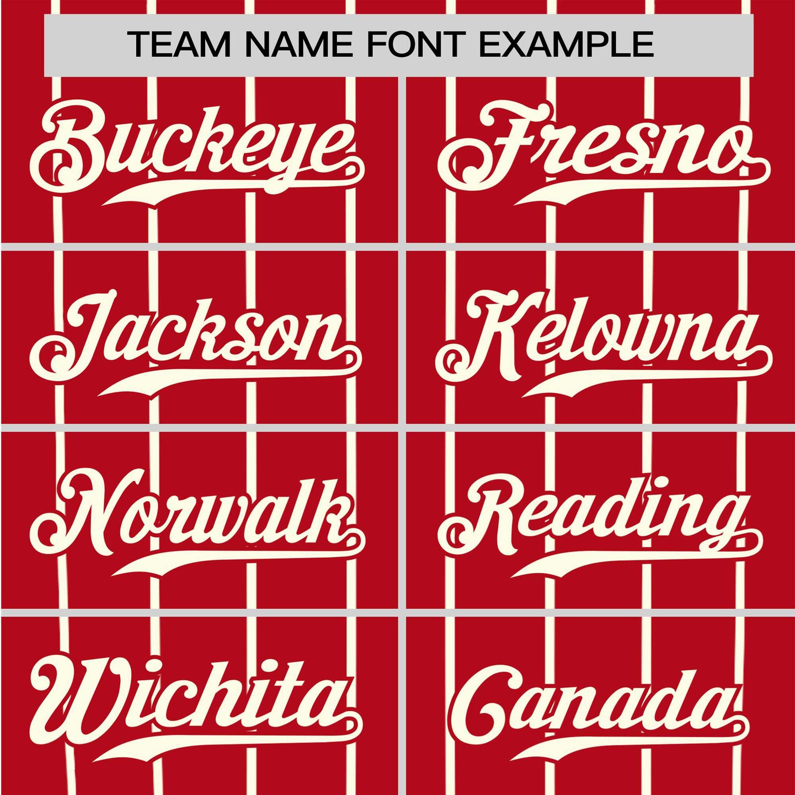 Custom Red Cream Pinstripe Cream-Red Authentic Raglan Sleeves Baseball Jersey