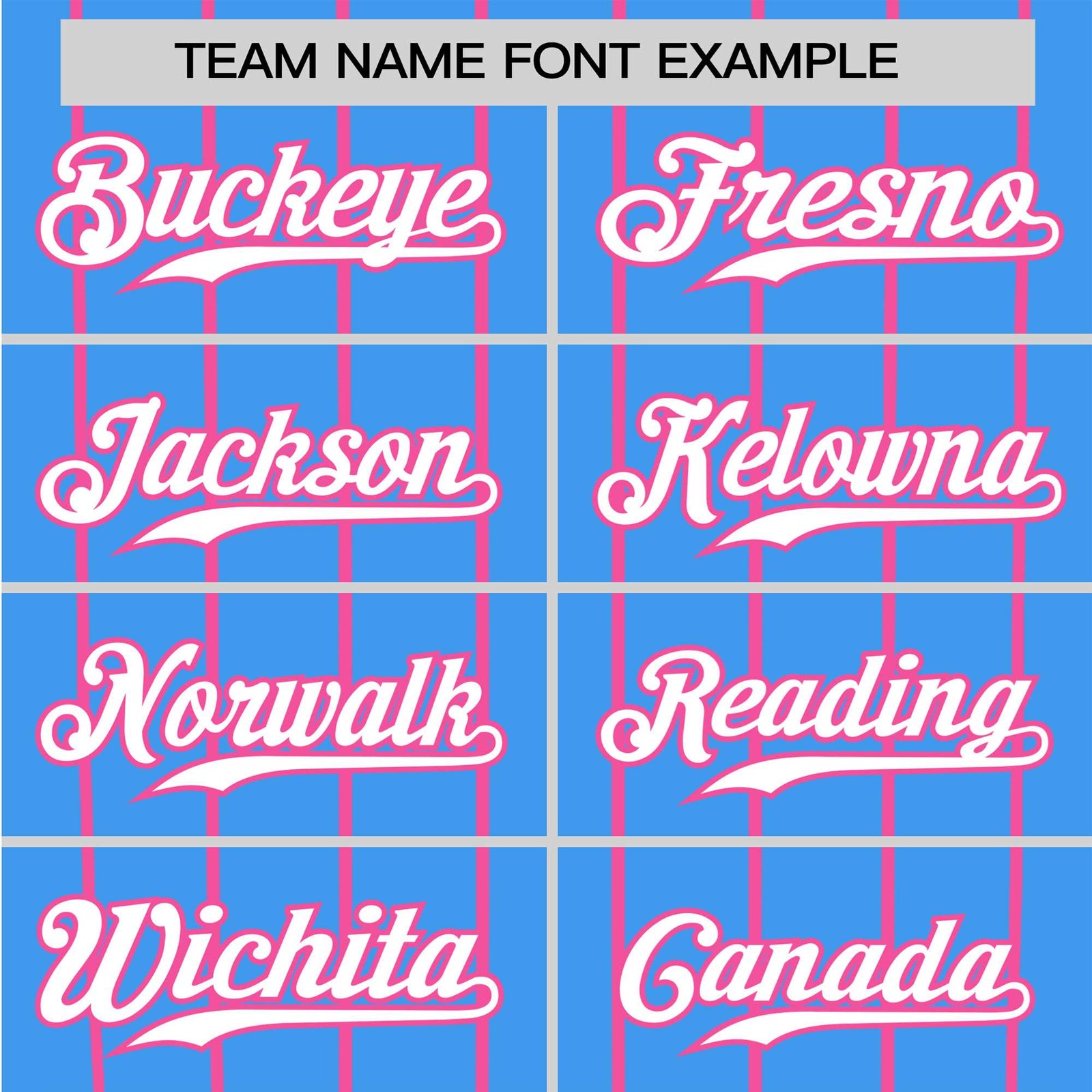 Custom Blue Pink Pinstripe Pink-Blue Authentic Raglan Sleeves Baseball Jersey