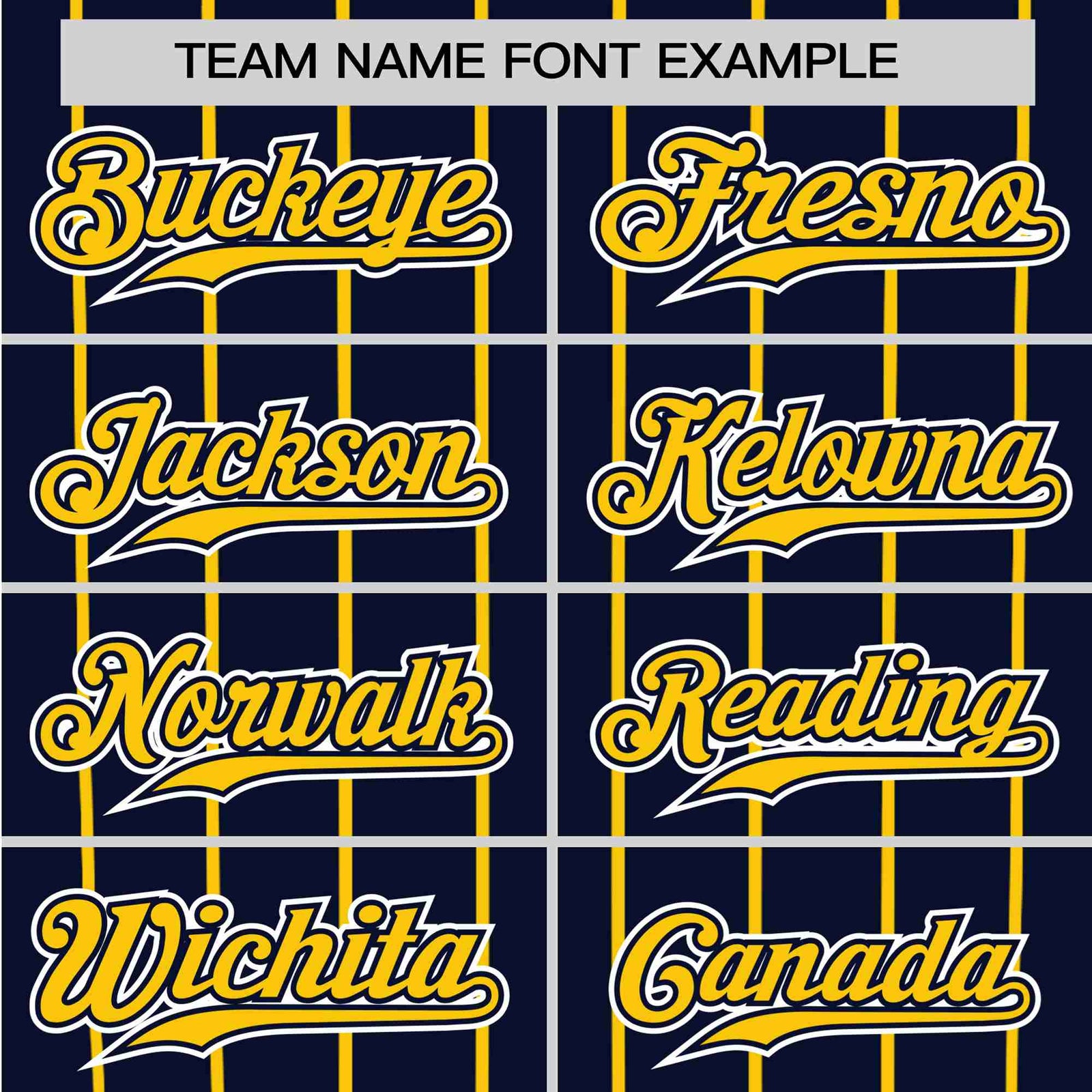 Custom Navy Yellow Pinstripe Yellow-Navy Authentic Raglan Sleeves Baseball Jersey