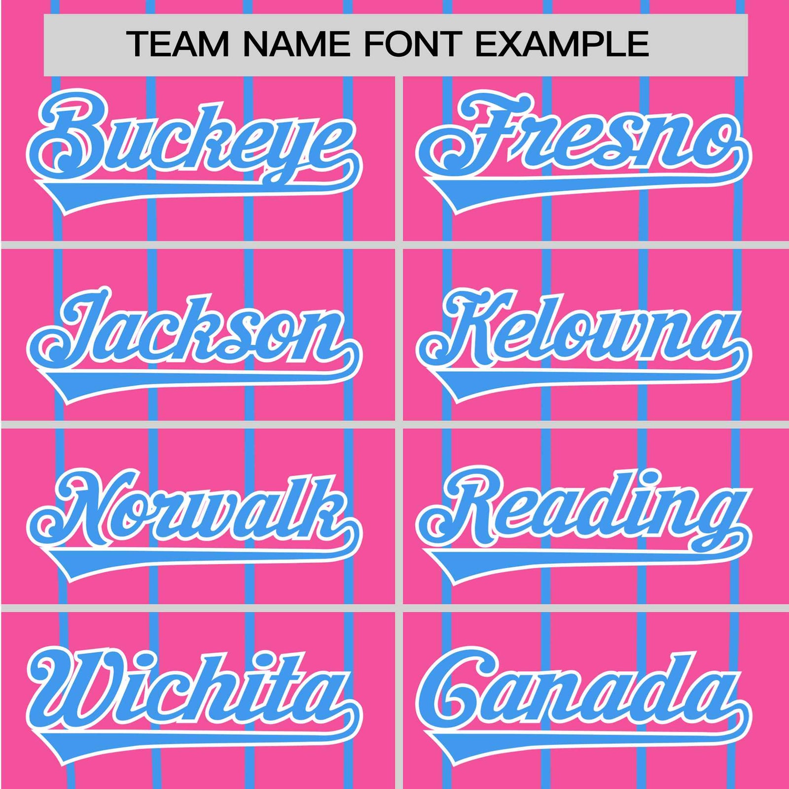 Custom Pink-Powder Blue Pinstripe Authentic Raglan Sleeves Baseball Jersey