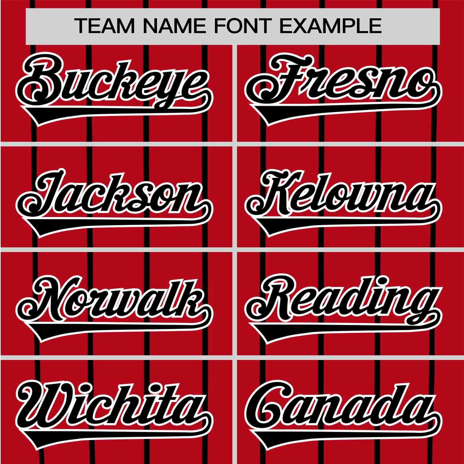 Custom Red Black Pinstripe Black-Red Authentic Raglan Sleeves Baseball Jersey