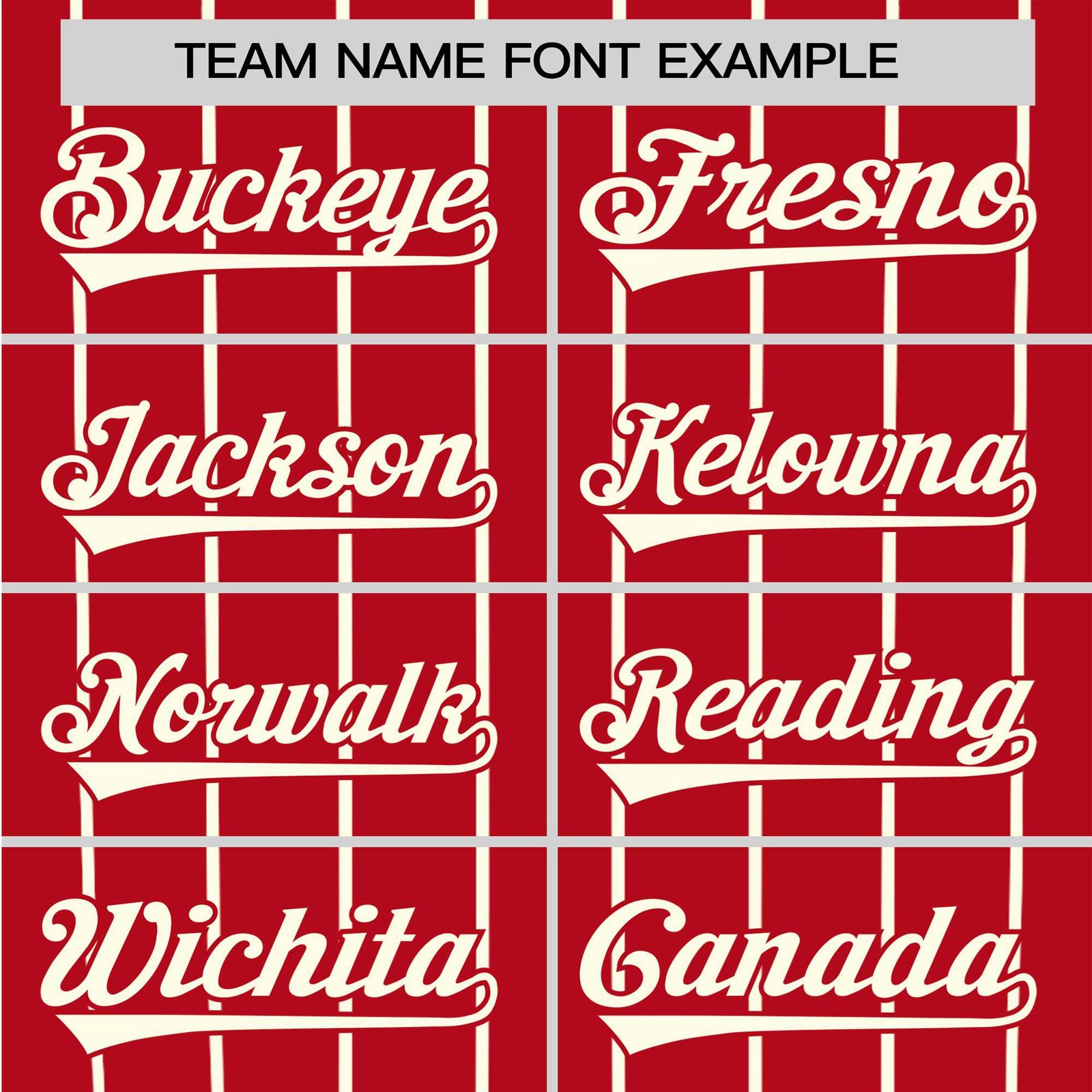 Custom Red Cream Pinstripe Cream-Red Authentic Raglan Sleeves Baseball Jersey