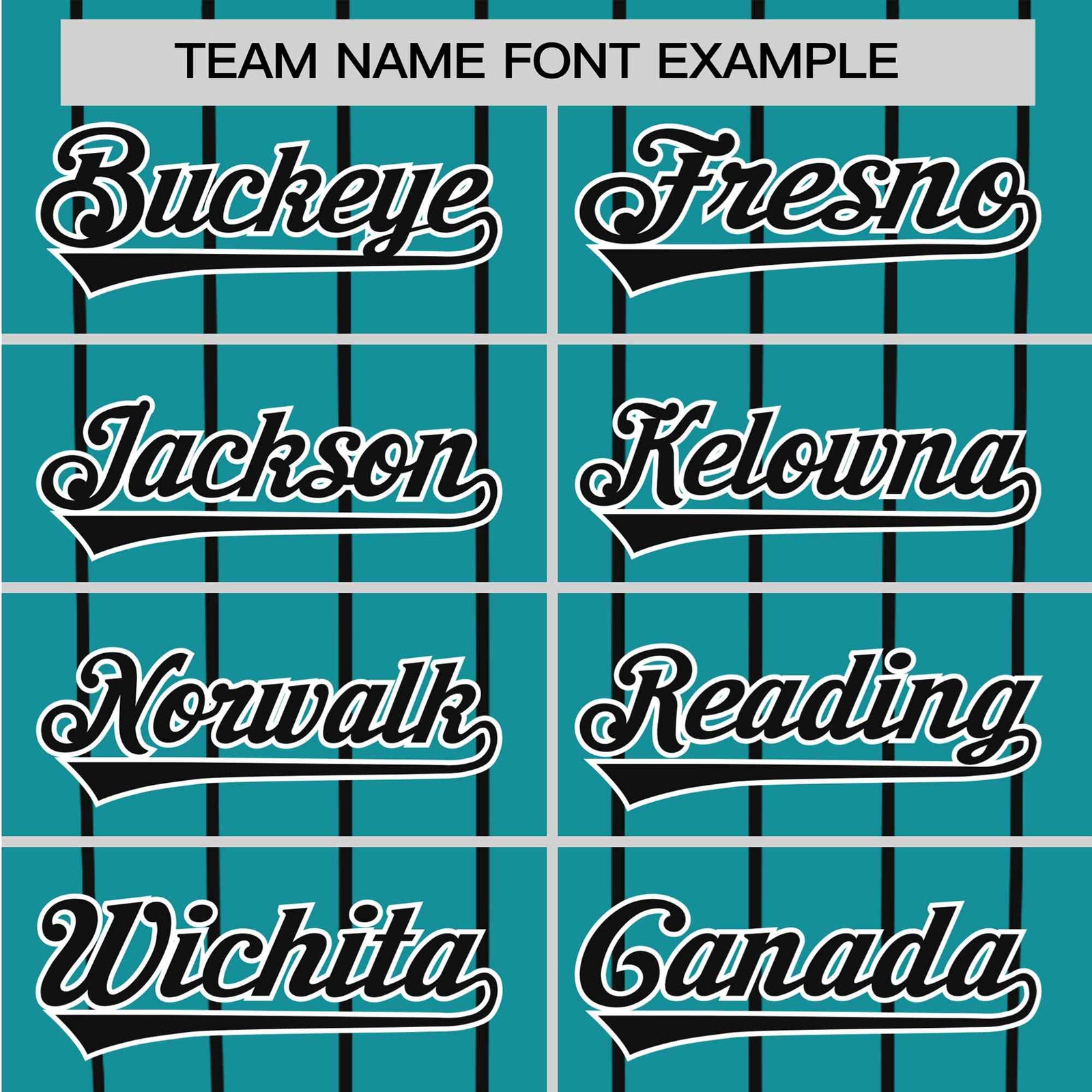 Custom Aqua Black Pinstripe Black-Aqua Authentic Raglan Sleeves Baseball Jersey