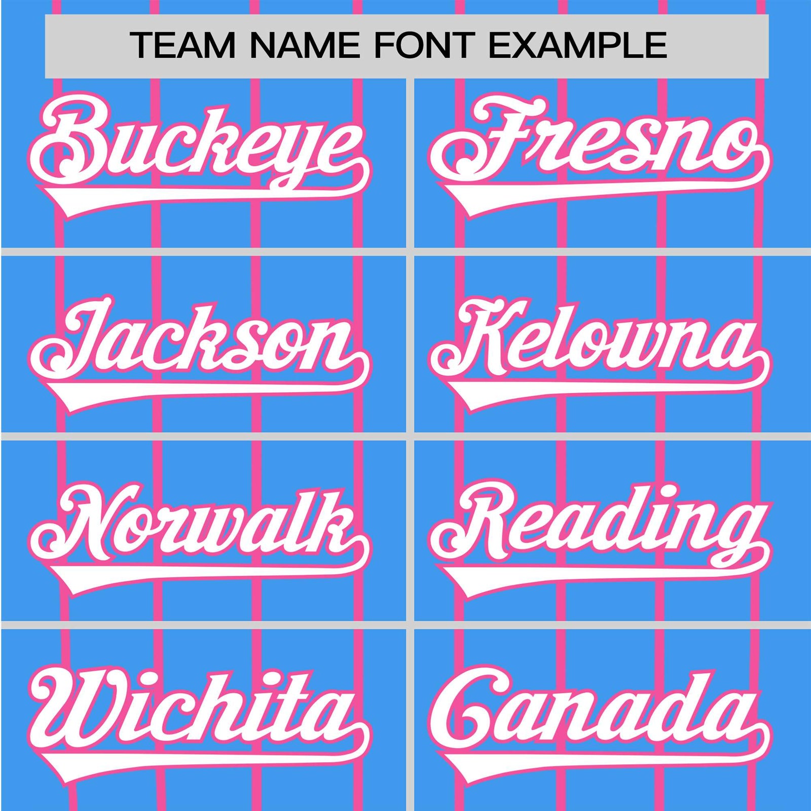 Custom Blue Pink Pinstripe Pink-Blue Authentic Raglan Sleeves Baseball Jersey