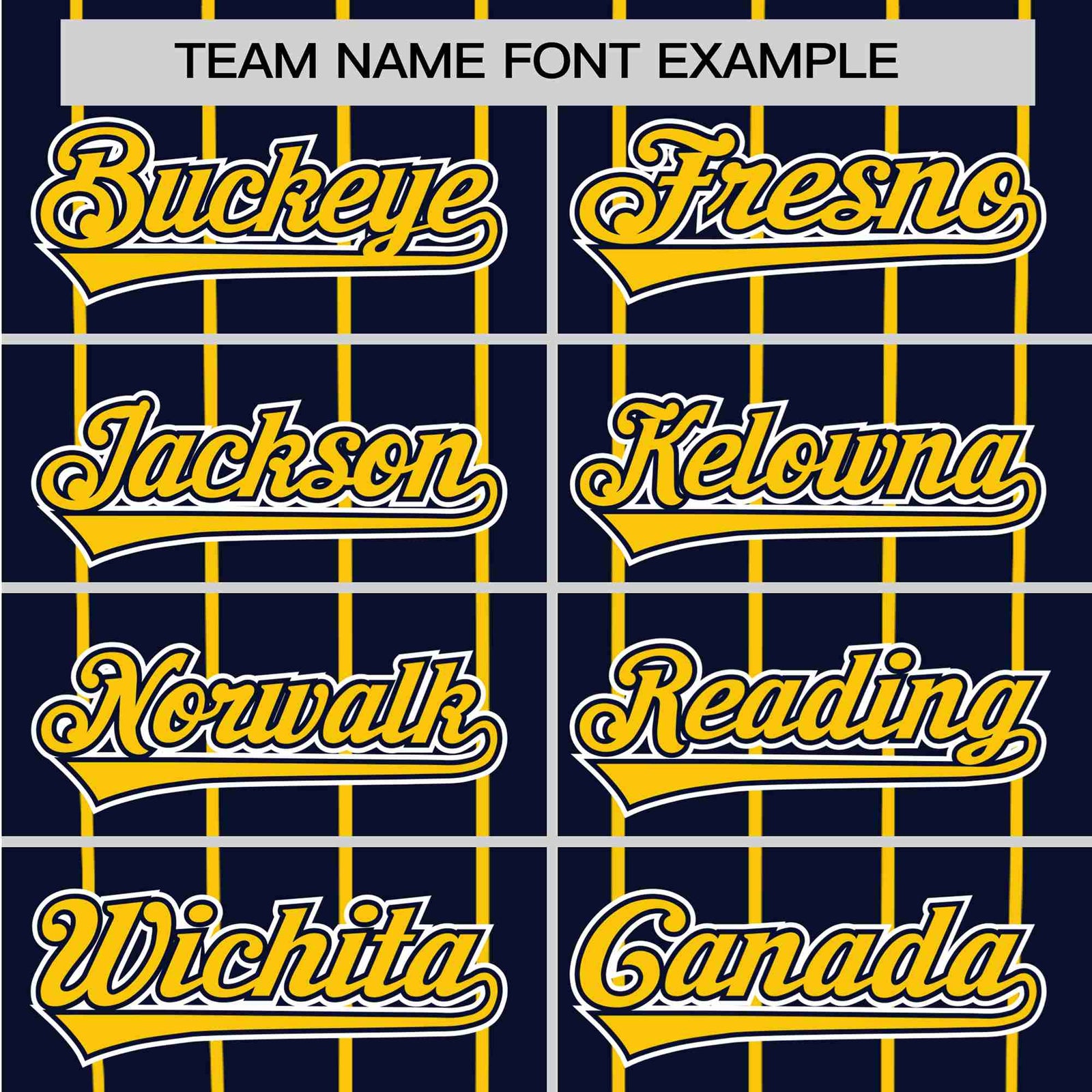 Custom Navy Yellow Pinstripe Yellow-Navy Authentic Raglan Sleeves Baseball Jersey