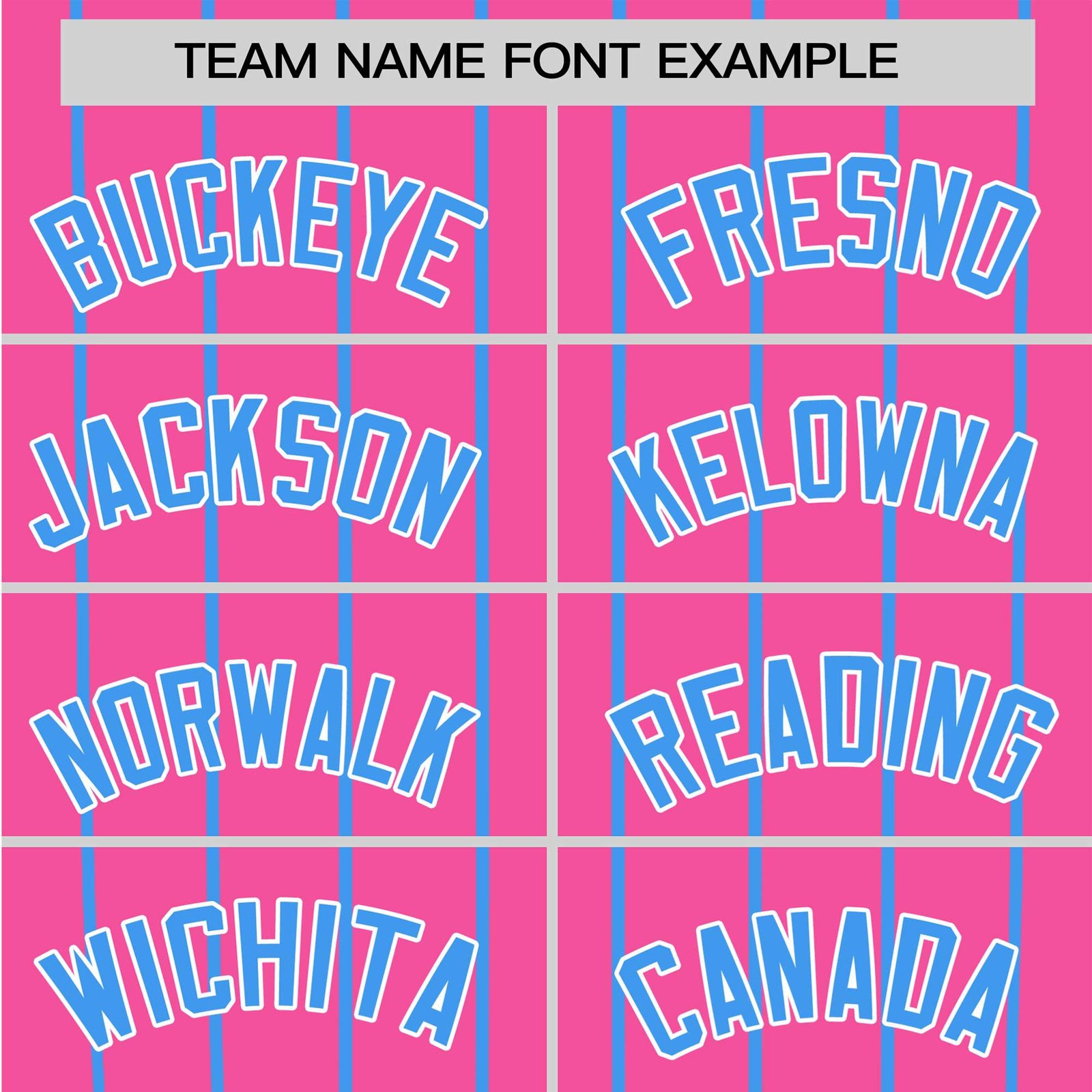 Custom Pink-Powder Blue Pinstripe Authentic Raglan Sleeves Baseball Jersey