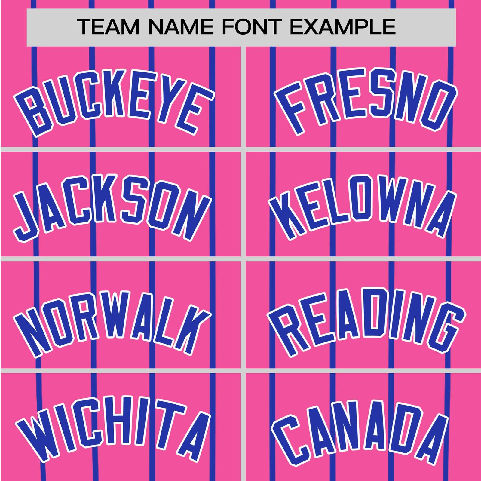 Custom Pink-Royal Blue Pinstripe Authentic Raglan Sleeves Baseball Jersey