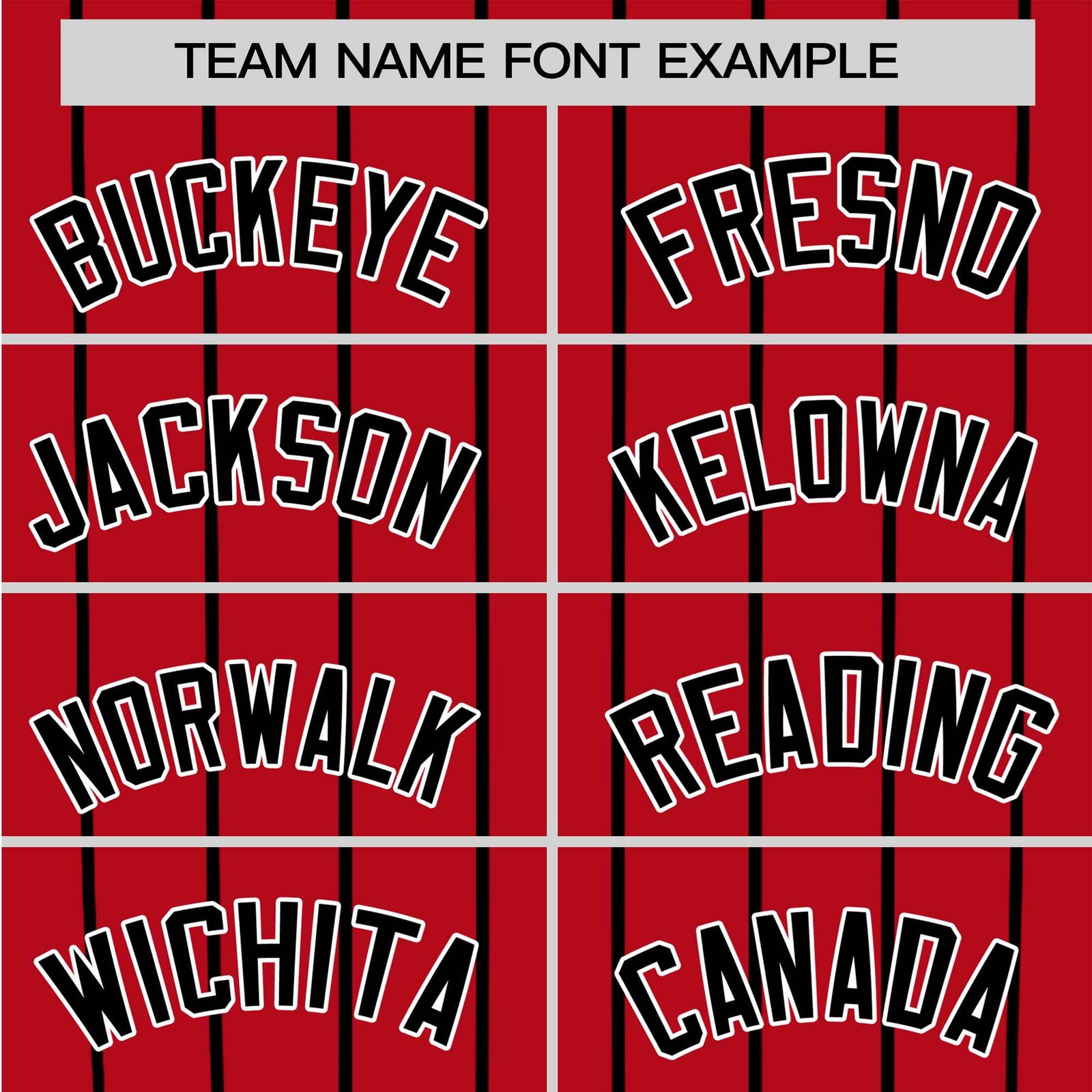 Custom Red Black Pinstripe Black-Red Authentic Raglan Sleeves Baseball Jersey