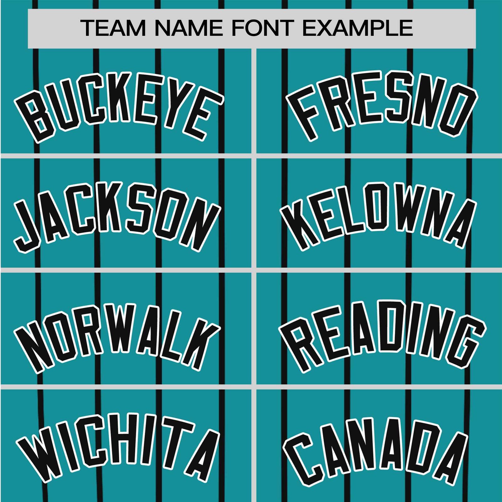 Custom Aqua Black Pinstripe Black-Aqua Authentic Raglan Sleeves Baseball Jersey