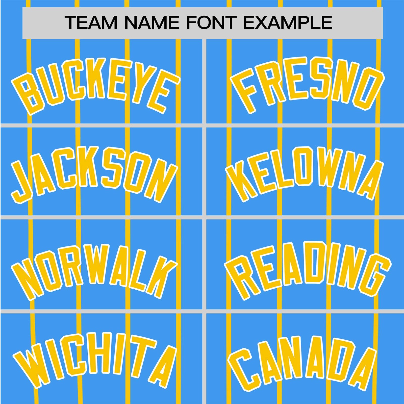 Custom Blue Yellow Pinstripe Yellow-Blue Authentic Raglan Sleeves Baseball Jersey