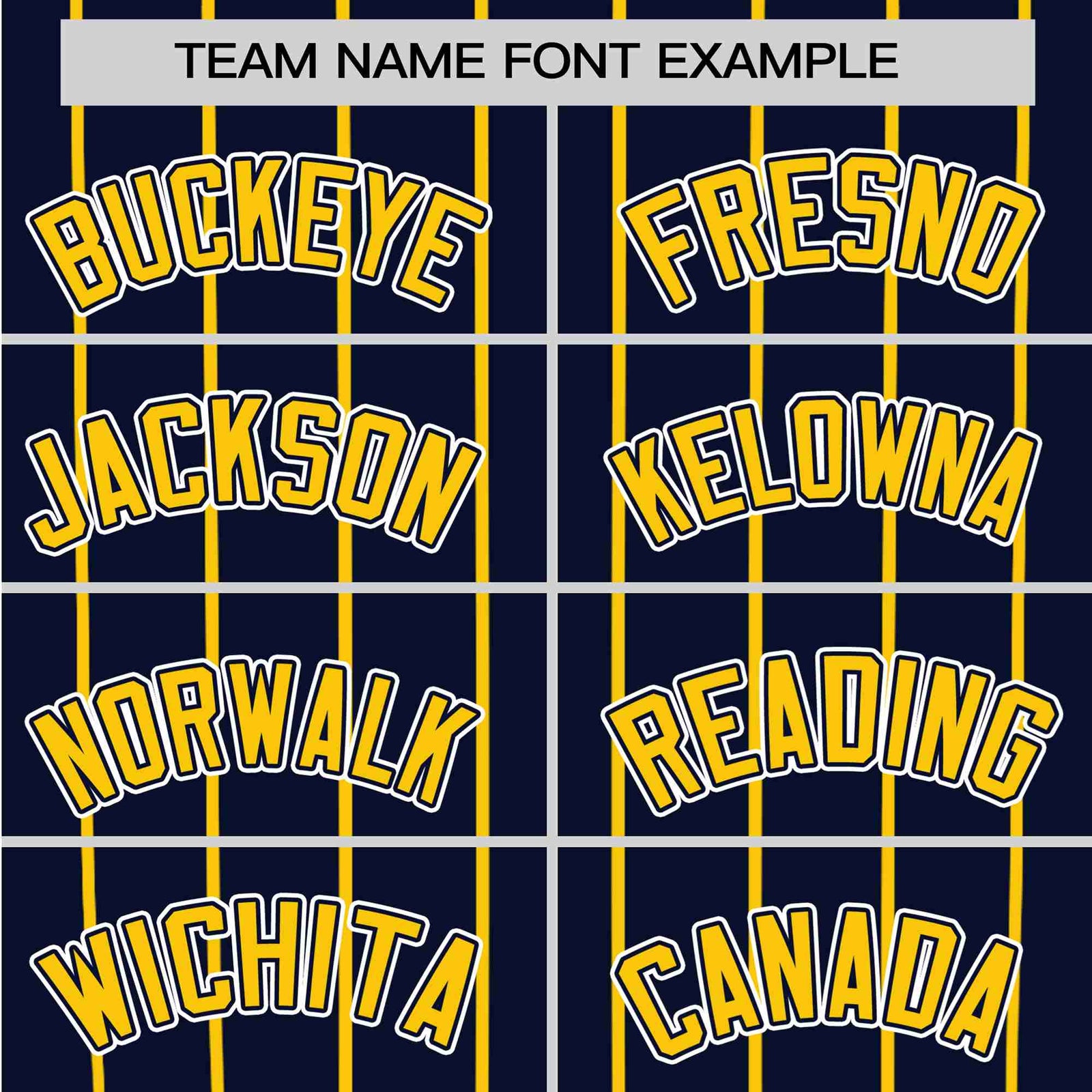 Custom Navy Yellow Pinstripe Yellow-Navy Authentic Raglan Sleeves Baseball Jersey