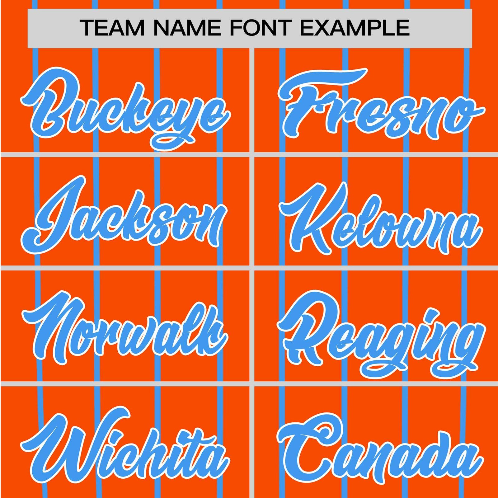 Custom Orange Blue Pinstripe Blue-Orange Authentic Raglan Sleeves Baseball Jersey