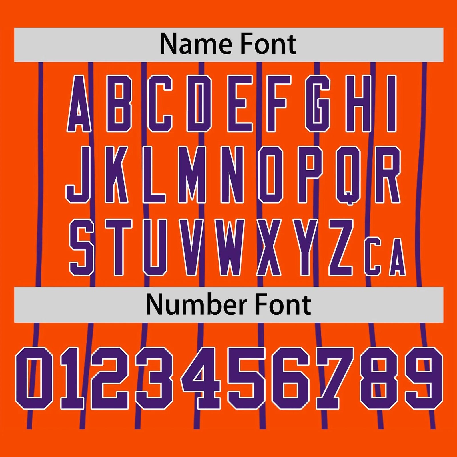 Custom Orange Purple Pinstripe Purple-Orange Authentic Raglan Sleeves Baseball Jersey