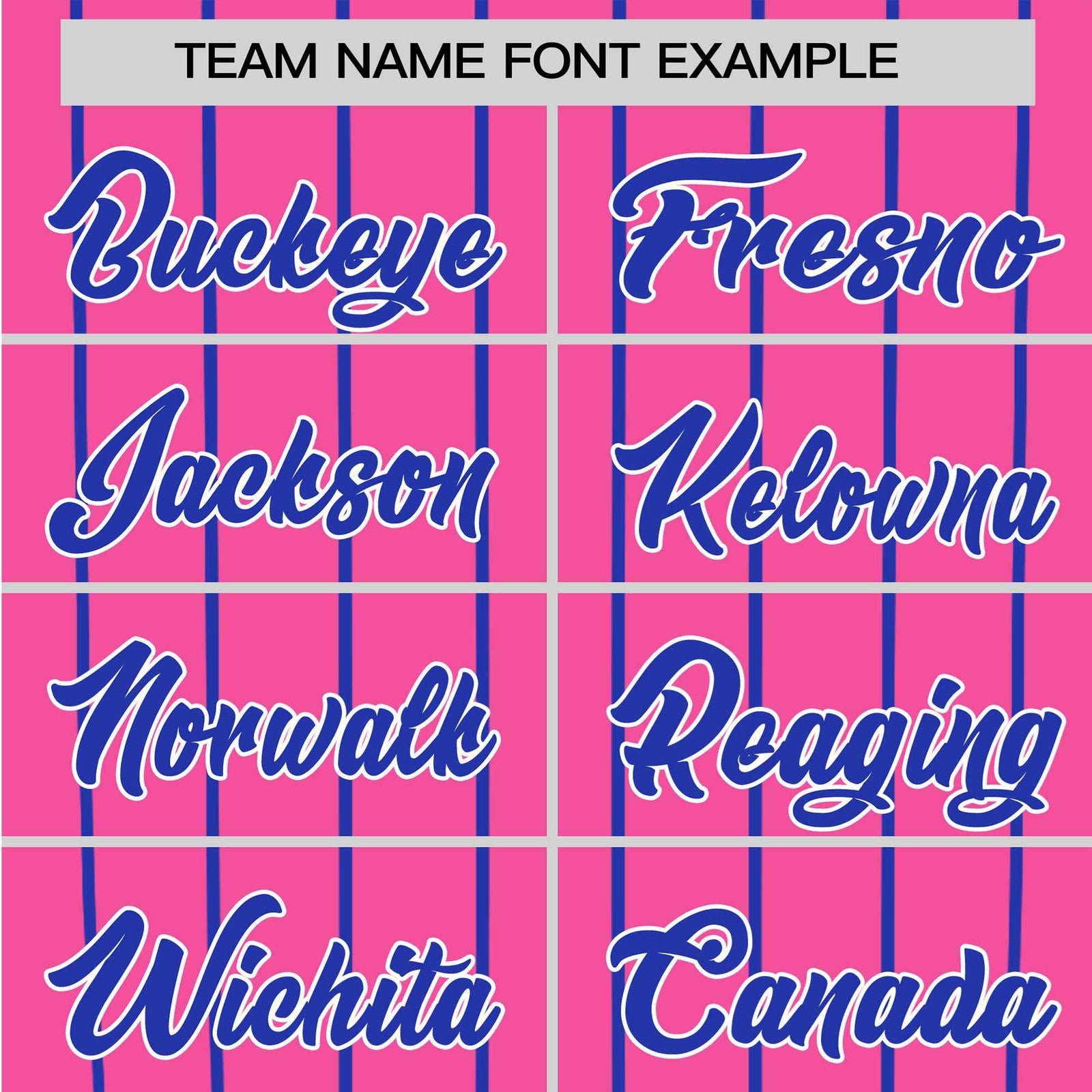 Custom Pink-Royal Blue Pinstripe Authentic Raglan Sleeves Baseball Jersey