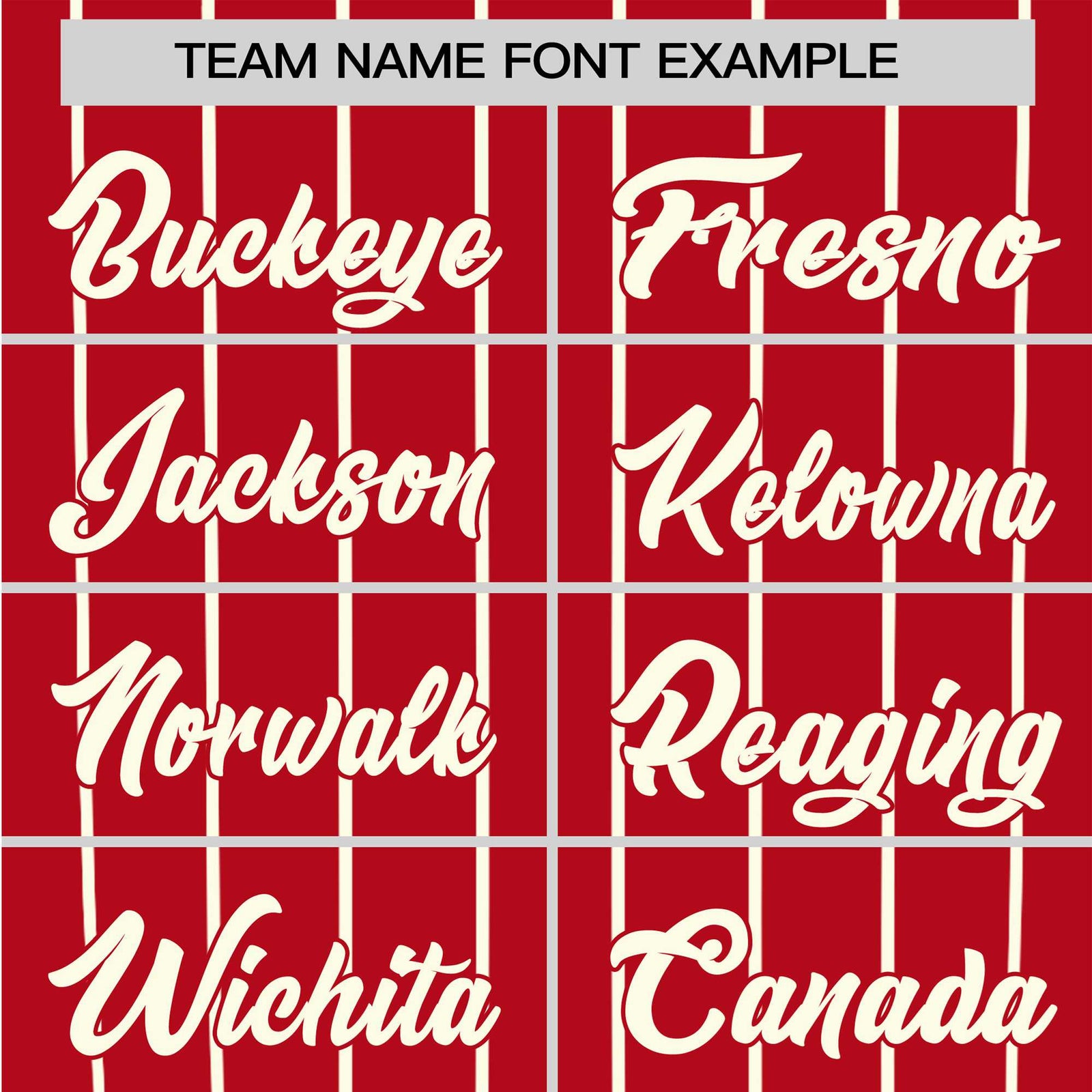 Custom Red Cream Pinstripe Cream-Red Authentic Raglan Sleeves Baseball Jersey