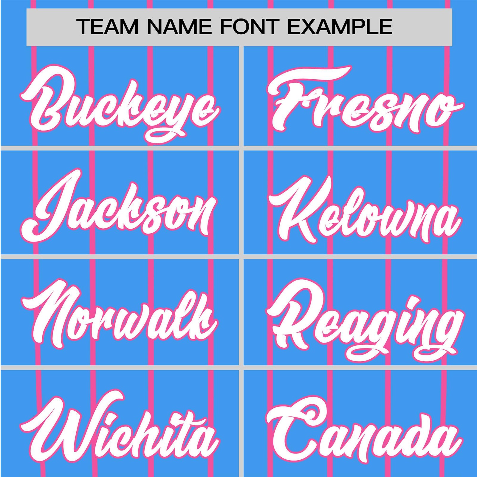 Custom Blue Pink Pinstripe Pink-Blue Authentic Raglan Sleeves Baseball Jersey