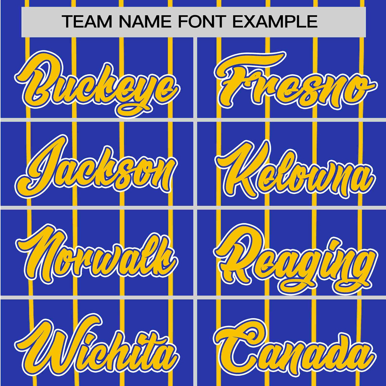 Custom Royal Blue-Gold Pinstripe Authentic Raglan Sleeves Baseball Jersey