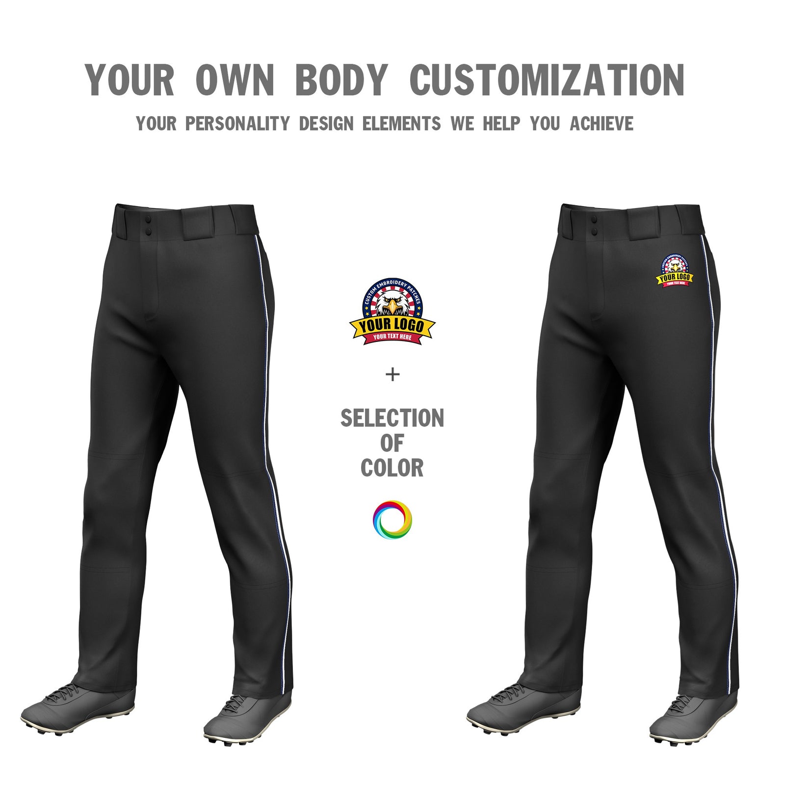 Custom Black Navy-White Classic Fit Stretch Practice Loose-fit Baseball