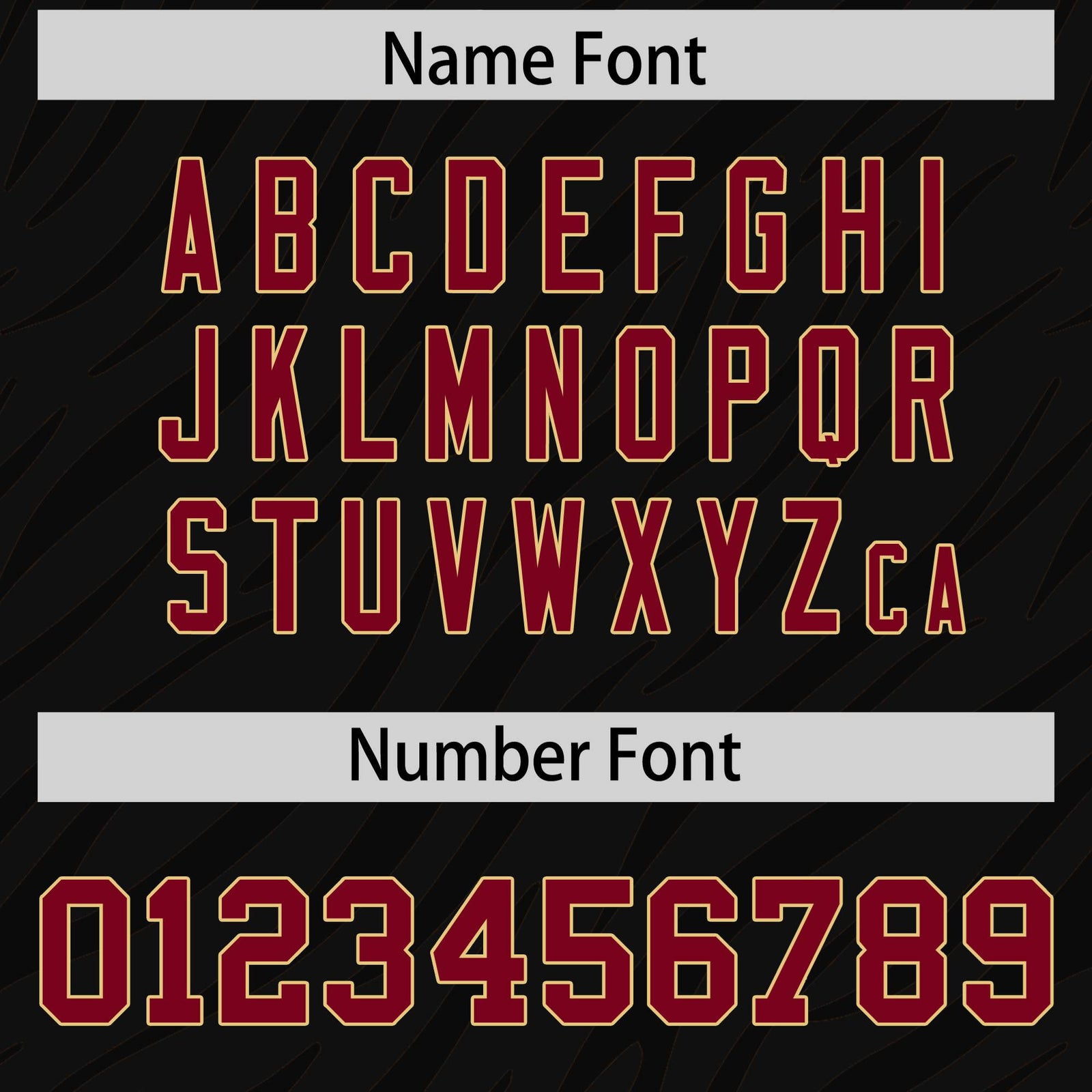 Custom Black Old Gold Personalized Tiger Stripe Graffiti Pattern Authentic Football Jersey