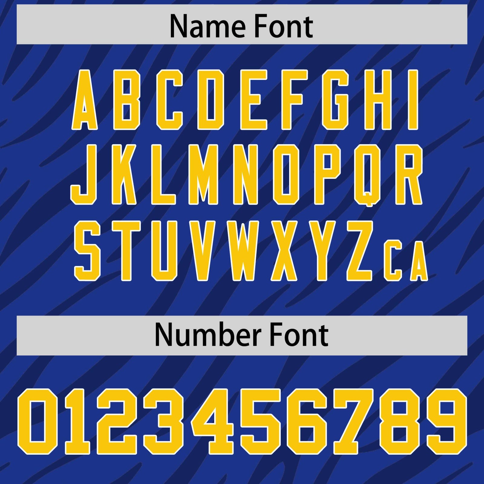 Custom Royal Blue Dark Gray Personalized Tiger Stripe Graffiti Pattern Authentic Football Jersey