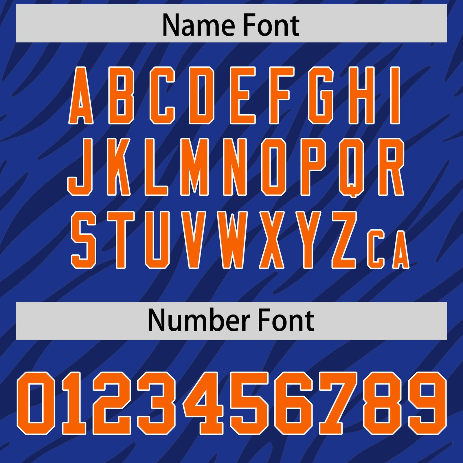 Custom Royal Blue Dark Gray Personalized Tiger Stripe Graffiti Pattern Authentic Football Jersey