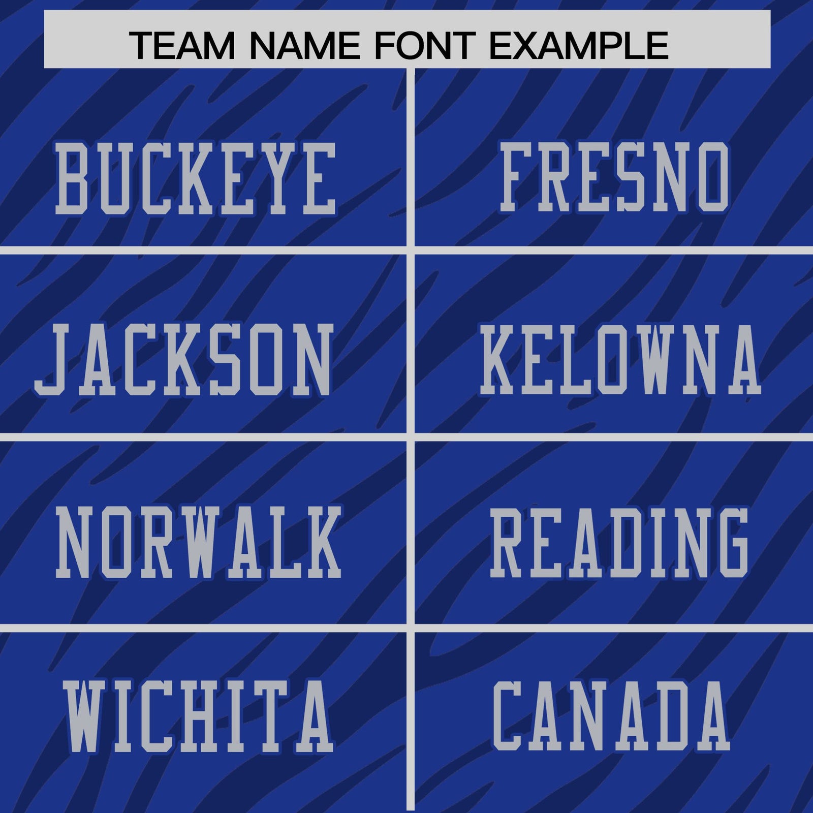 Custom Royal Blue Dark Gray Personalized Tiger Stripe Graffiti Pattern Authentic Football Jersey