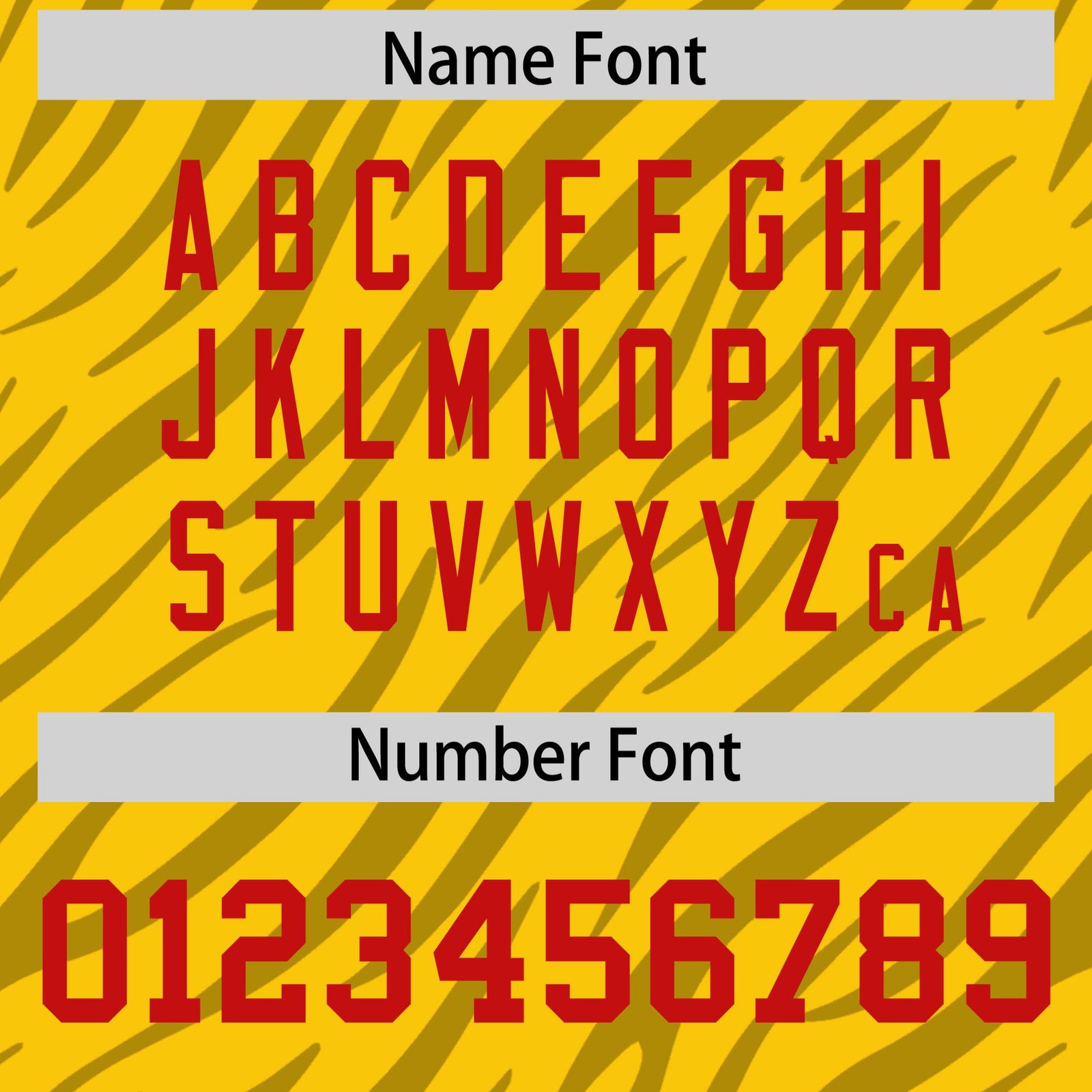 Custom Yellow Gray Personalized Tiger Stripe Graffiti Pattern Authentic Football Jersey