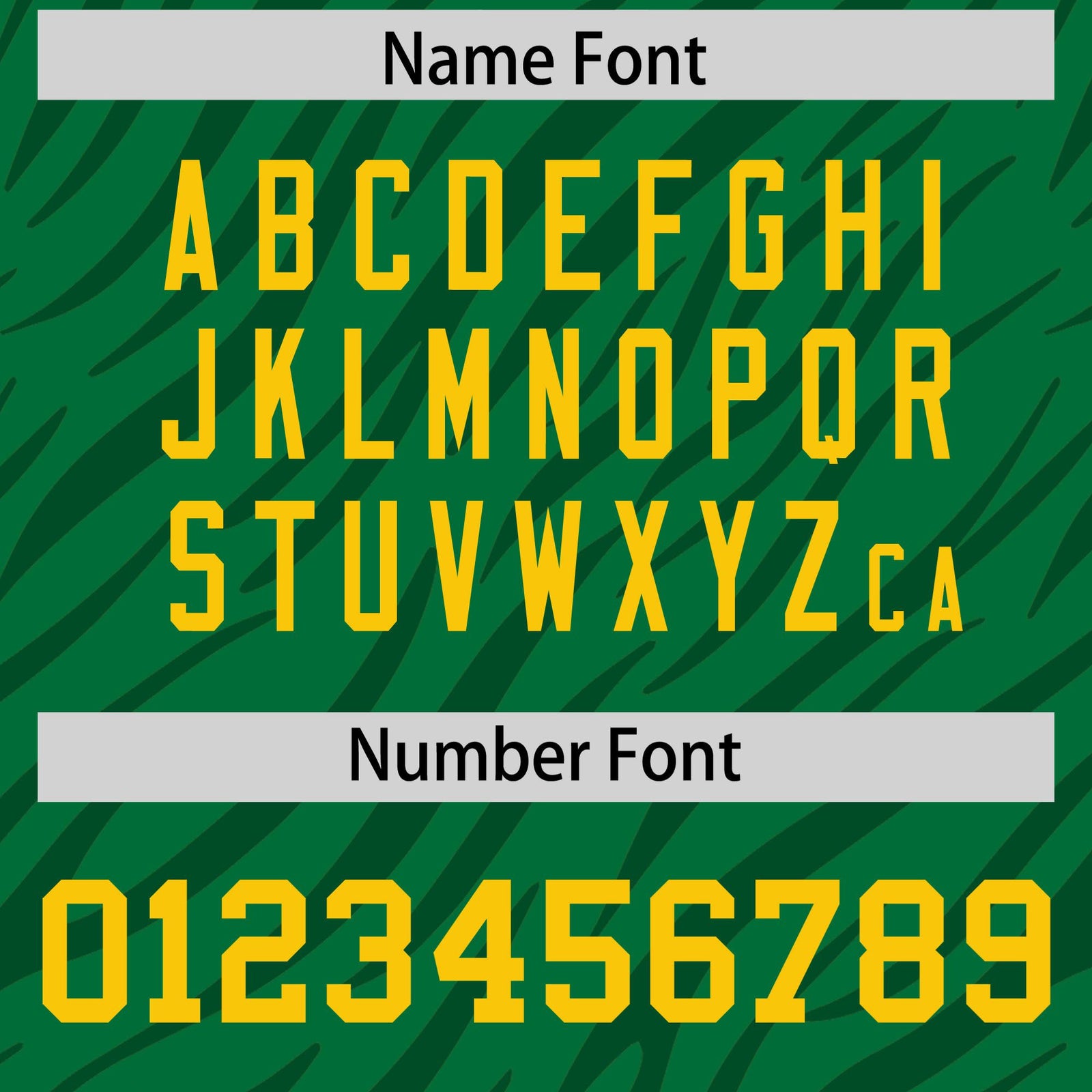 Custom Kelly Green Gray Personalized Tiger Stripe Graffiti Pattern Authentic Football Jersey