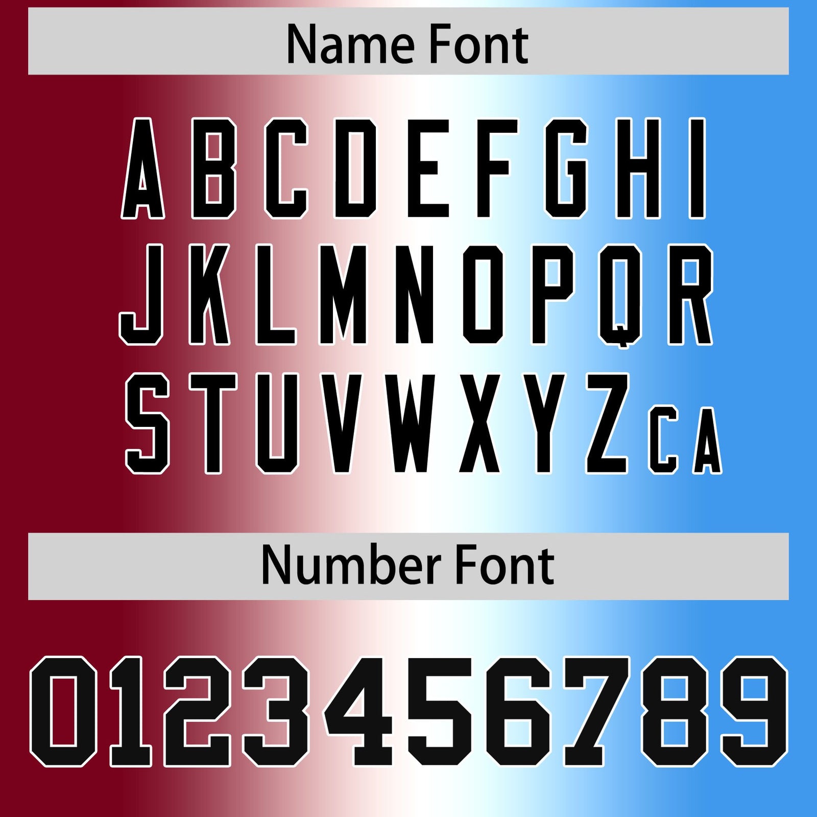 Custom Crimson White-Powder Blue Personalized Gradient Fashion Authentic Football Jersey