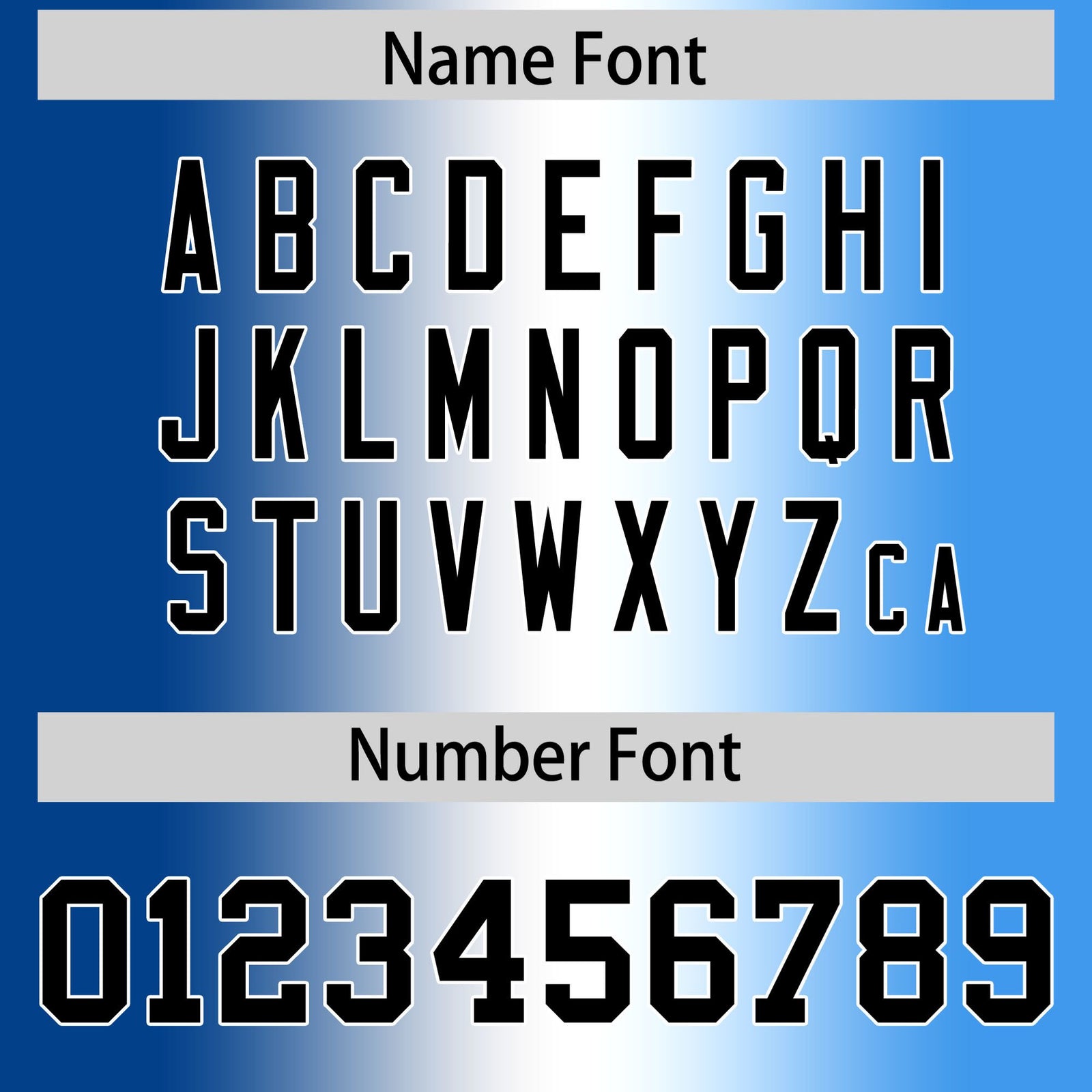 Custom Royal Blue White-Powder Blue Personalized Gradient Fashion Authentic Football Jersey