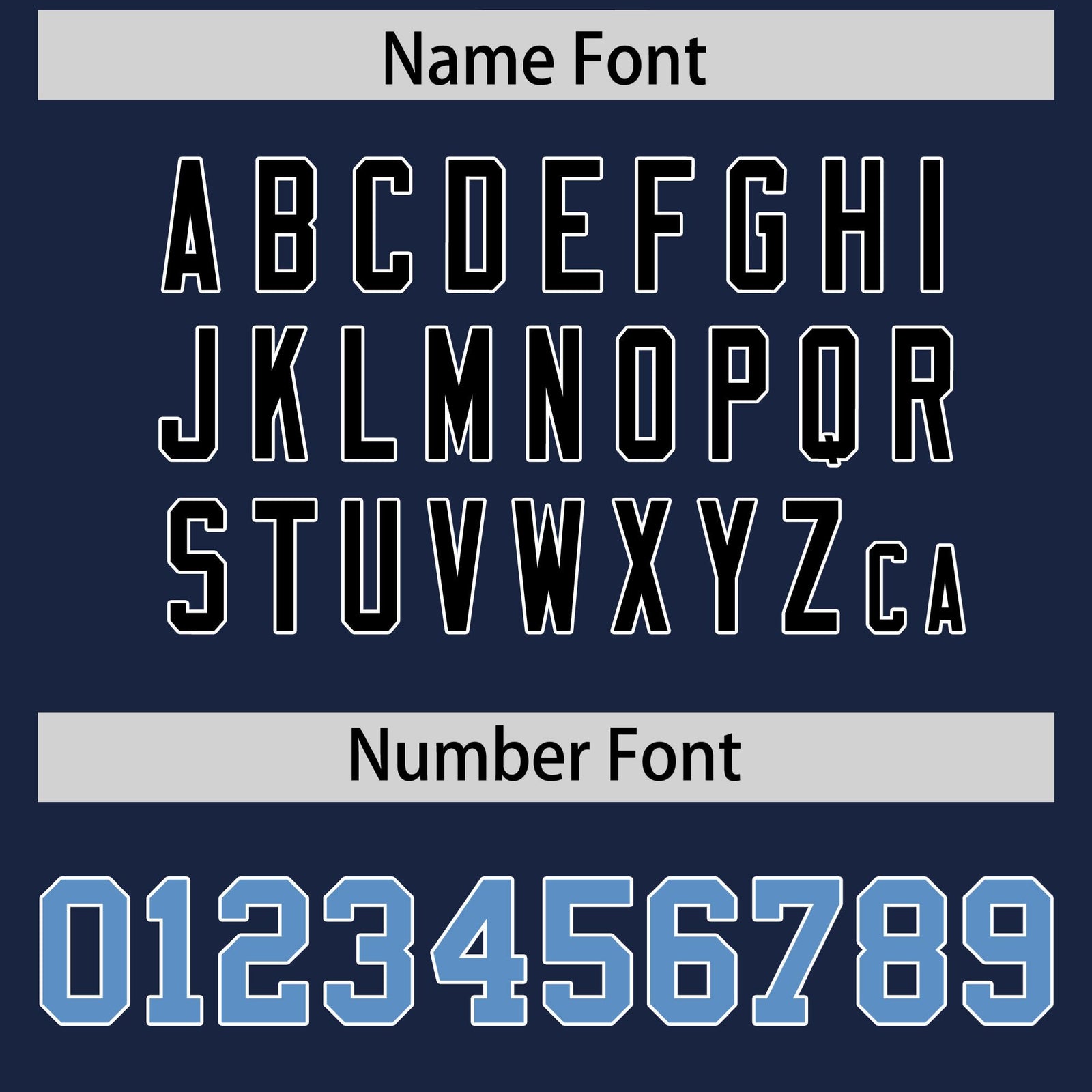 Custom Navy Powder Blue Personalized Shoulder Star Pattern Authentic Football Jersey