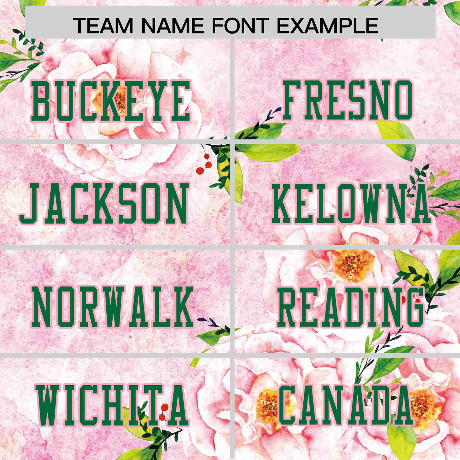 Custom Personalized Flower Pink Green Graffiti Pattern Design Authentic Football Jersey