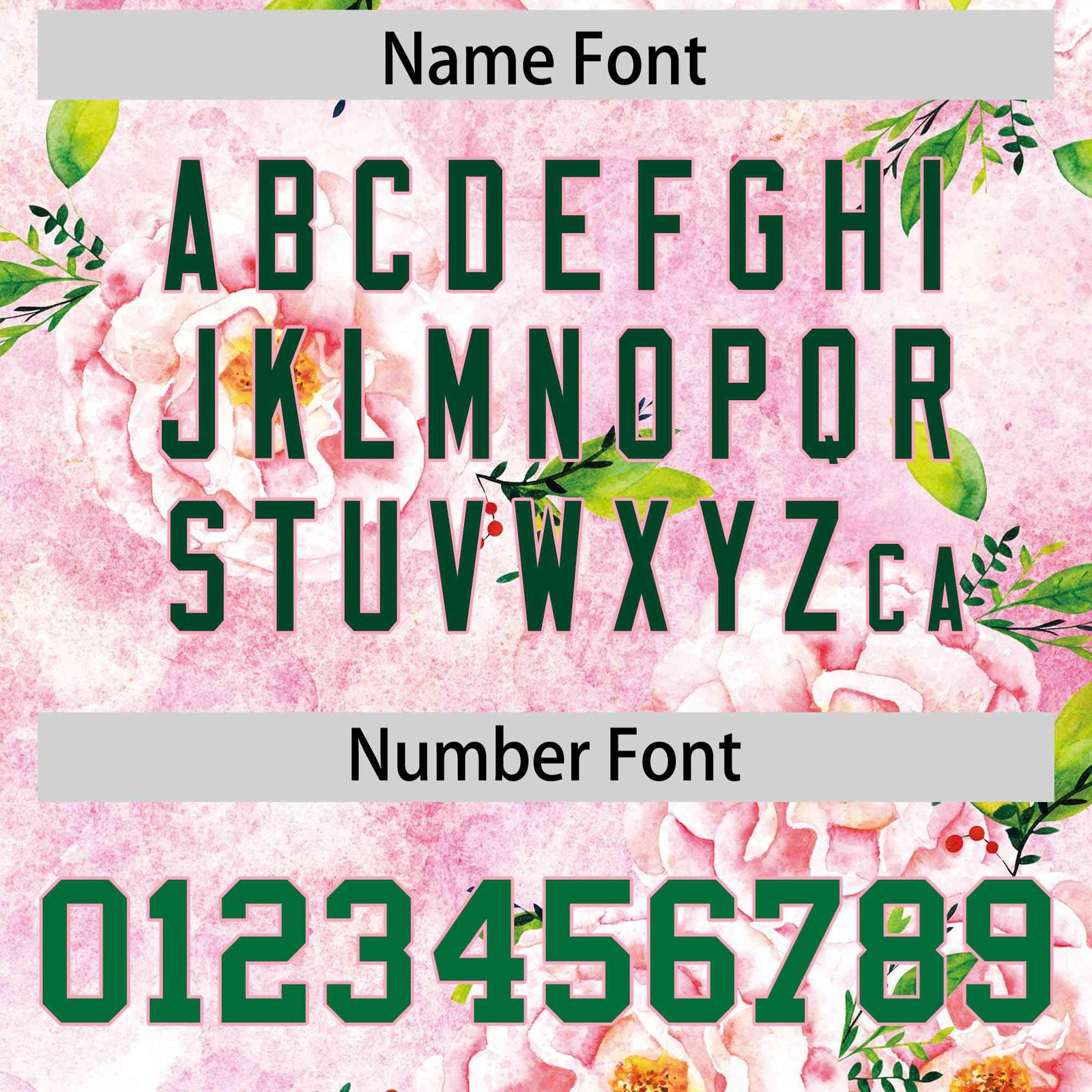 Custom Personalized Flower Pink Green Graffiti Pattern Design Authentic Football Jersey